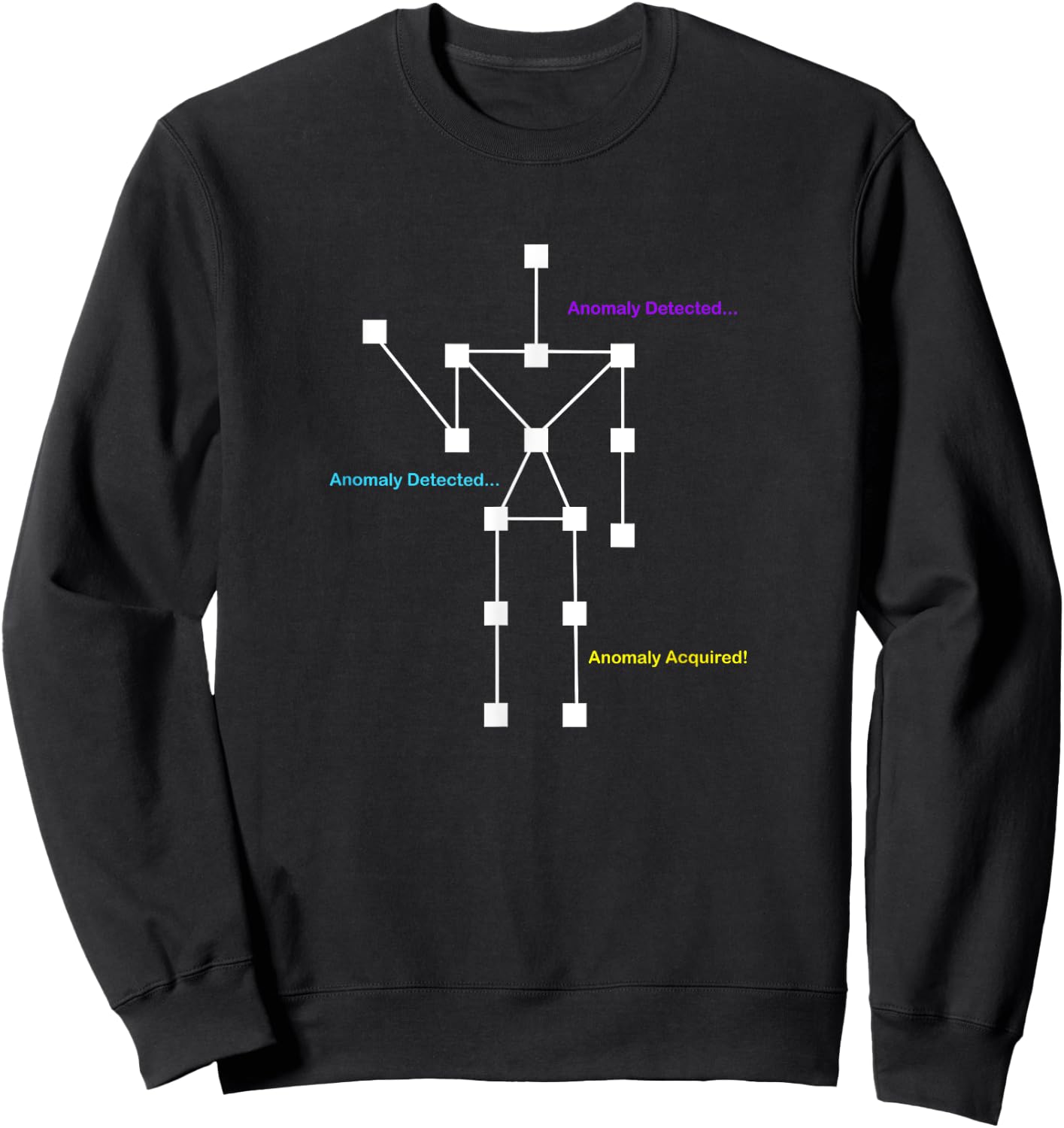 Anomaly Detected Anomaly Acquired - ghost detectors Sweatshirt - Sweatshirt | Black