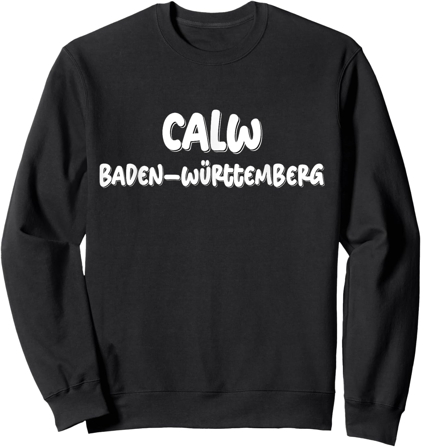 Calw Travel Holiday City Souvenir Design Sweatshirt - Sweatshirt | Black