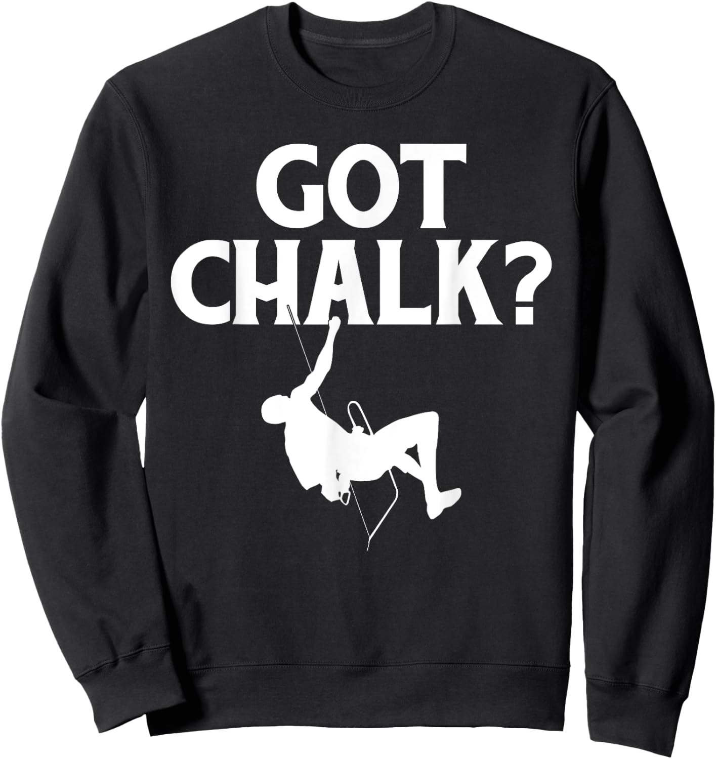 Got Chalk Tree Rock Climber Sweatshirt - Sweatshirt | Black