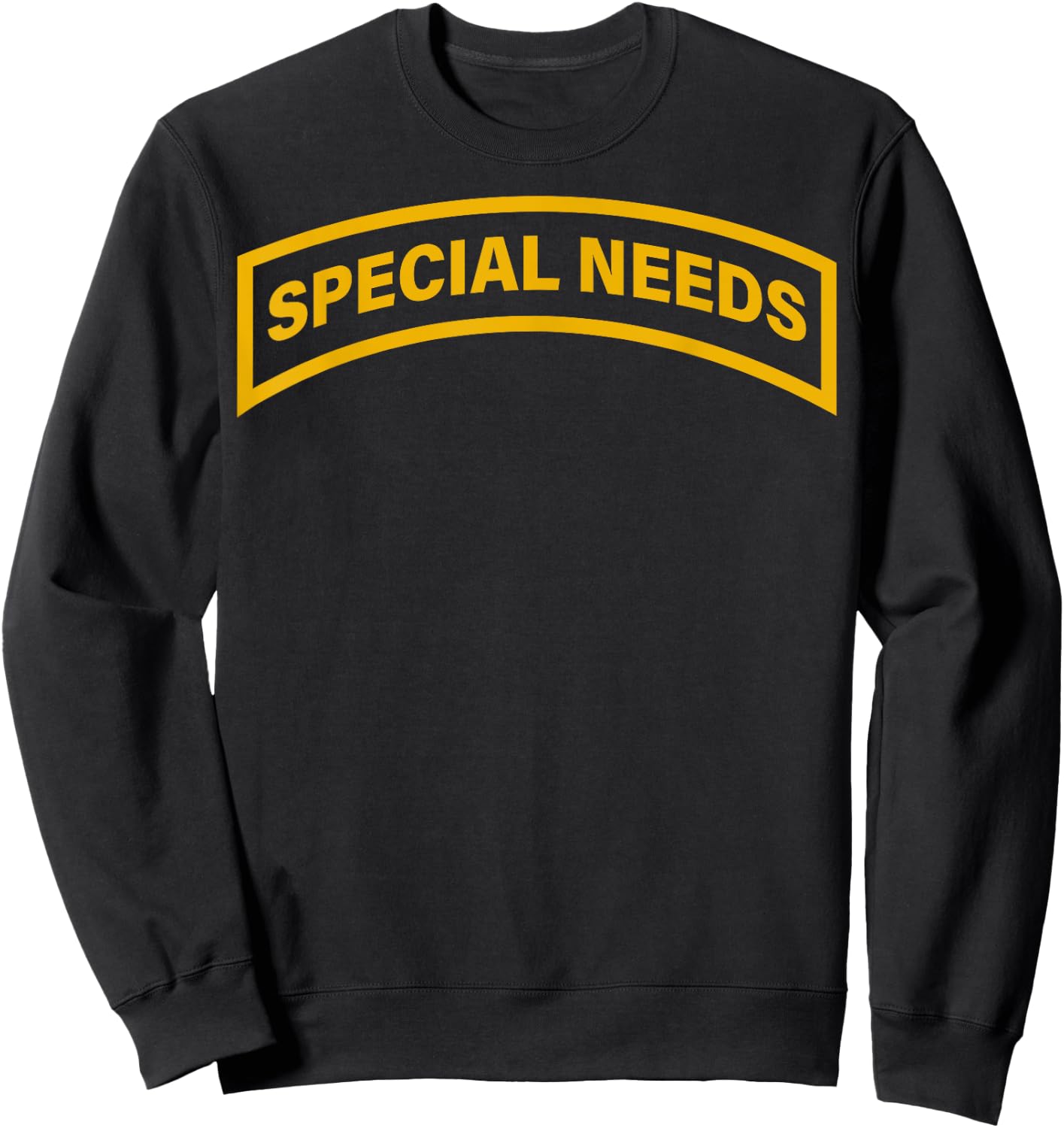Special Needs Tab Sweatshirt - Sweatshirt | Black