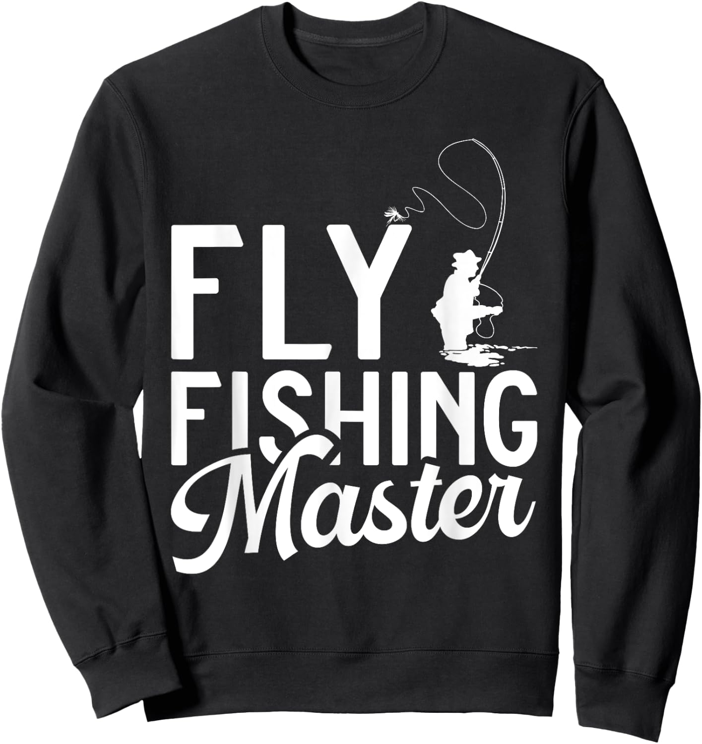 Fly Fishing Master Fly Fishing Sweatshirt - Sweatshirt | Black