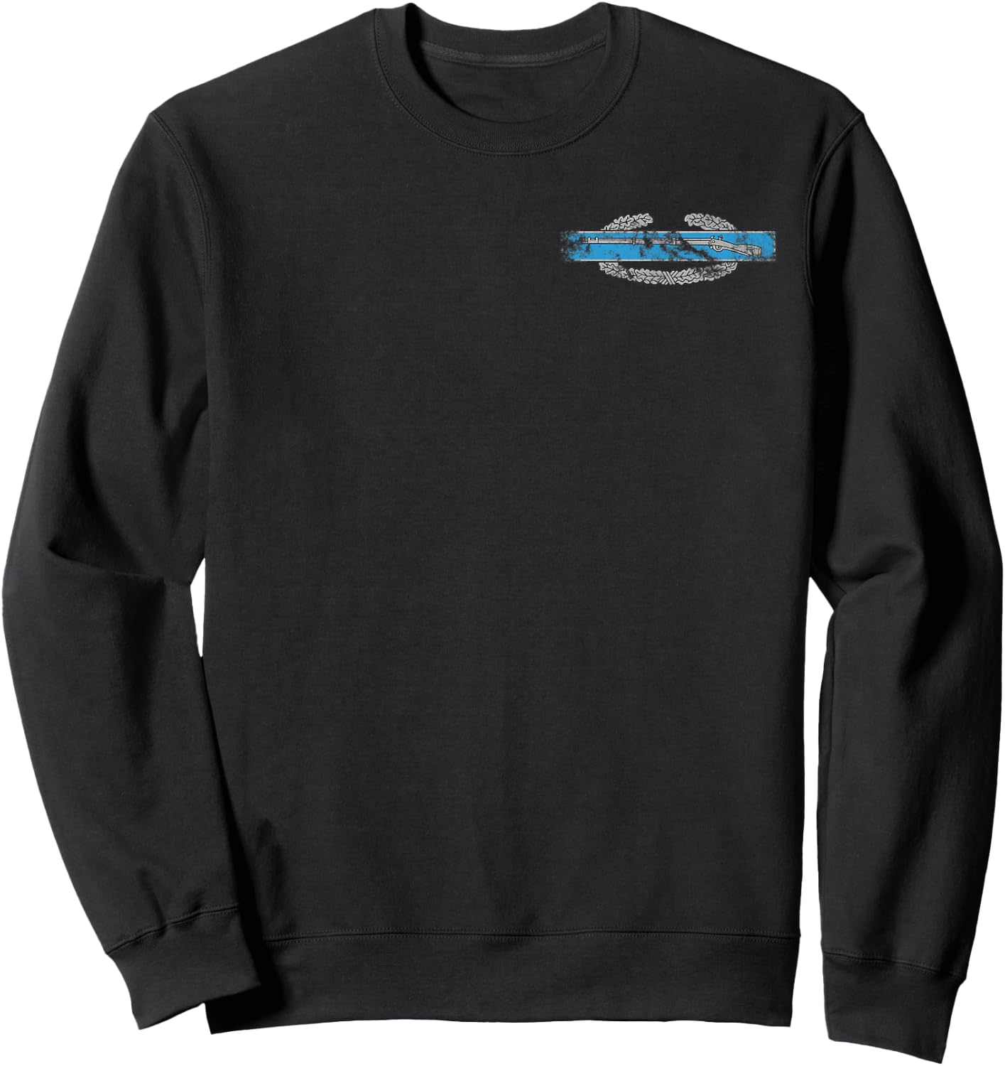 US Army CIB - Combat Infantryman Badge - 11 Bravo - 11B Sweatshirt - Sweatshirt | Black