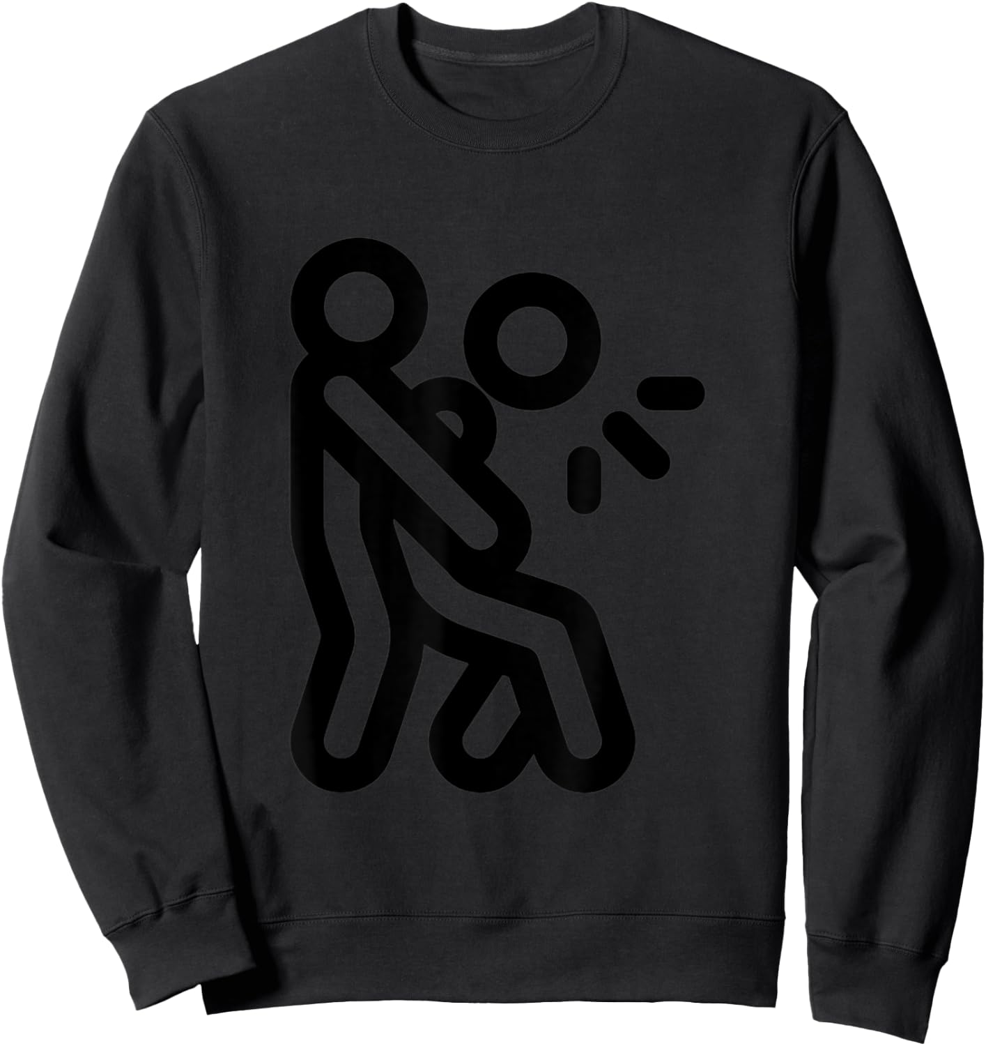 Heimlich Maneuver First Aid Abdominal Thrust Sweatshirt - Sweatshirt | Black