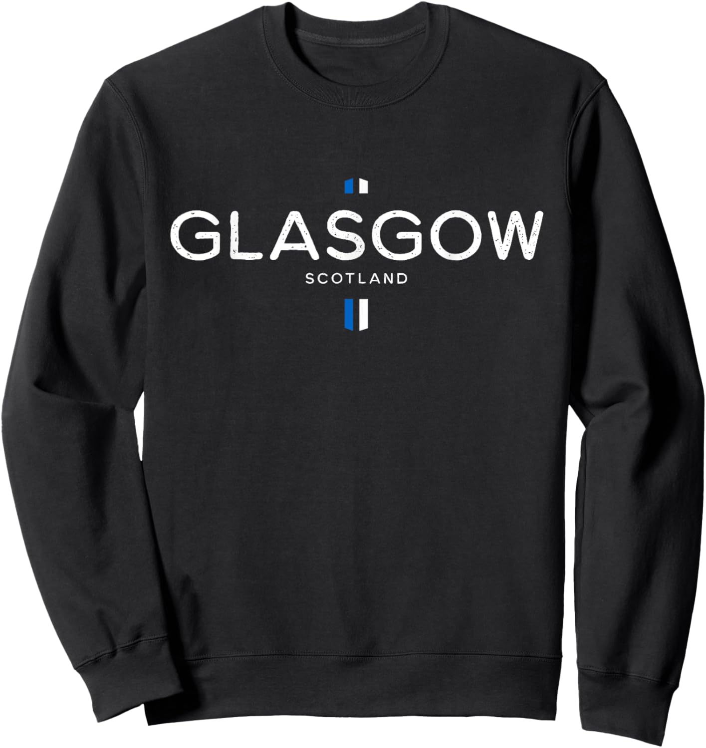 Glasgow Scotland United Kingdom UK Retro Vintage Sweatshirt - Sweatshirt | Black