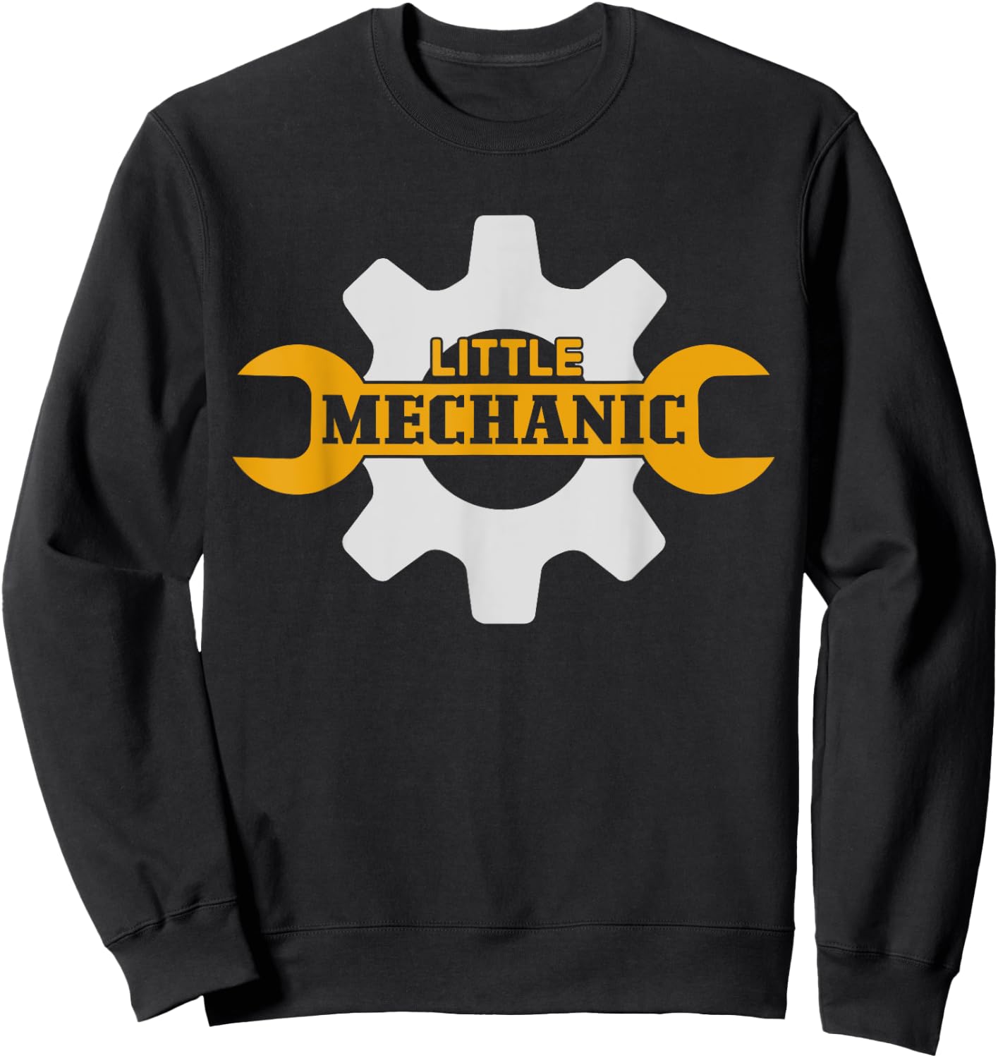 Little Mechanic Kid's Crafting Outfits Black Mechanic Boy Sweatshirt - Sweatshirt | Black