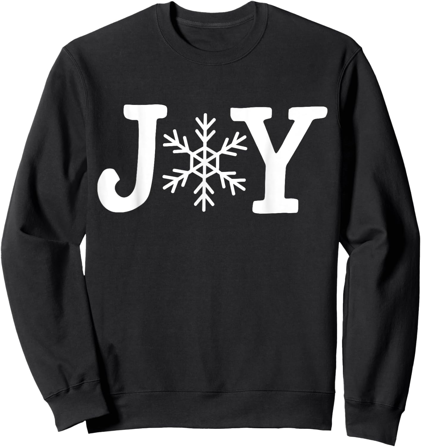 Joy Merry Christmas Family Matching Gifts Women Kids Sweatshirt - Sweatshirt | Black