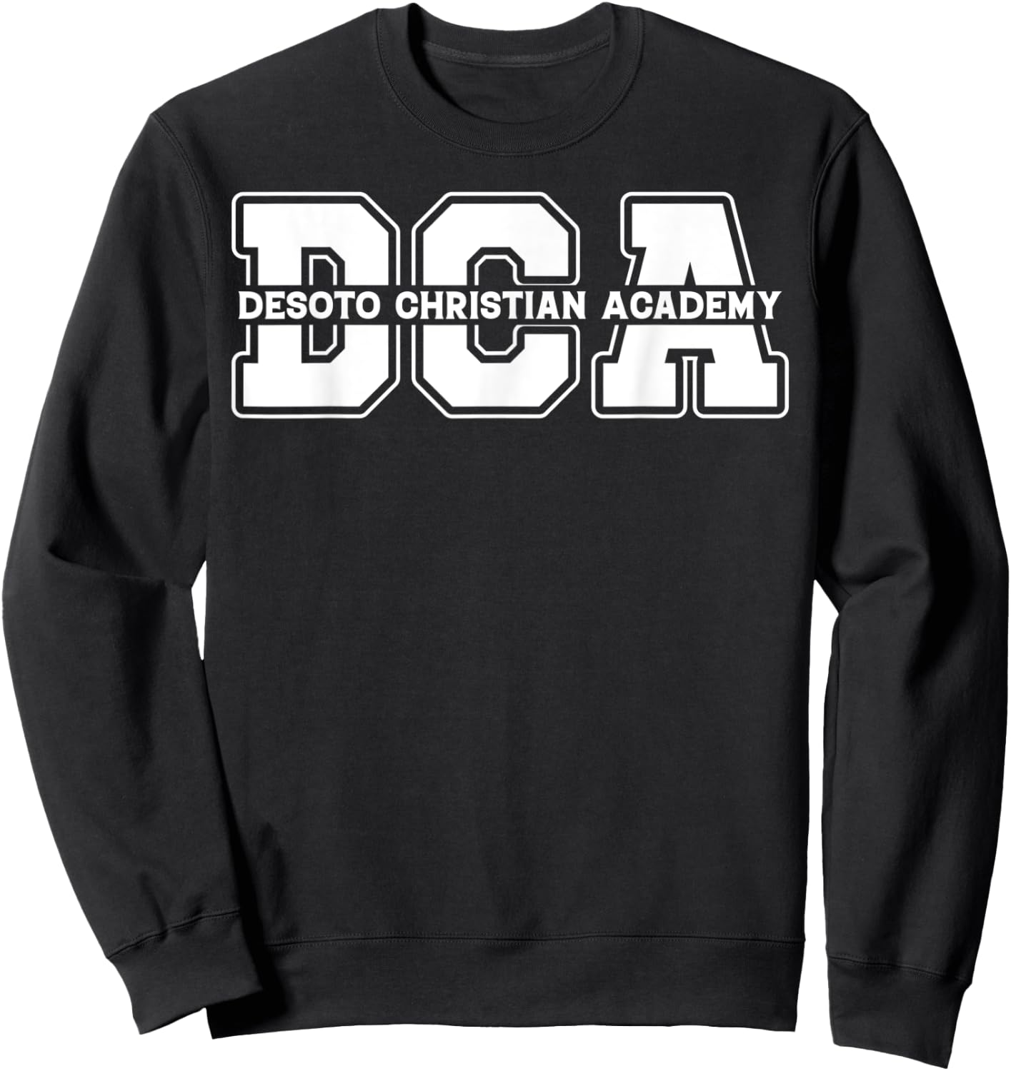 Desoto Christian Academy attire Sweatshirt - Sweatshirt | Black