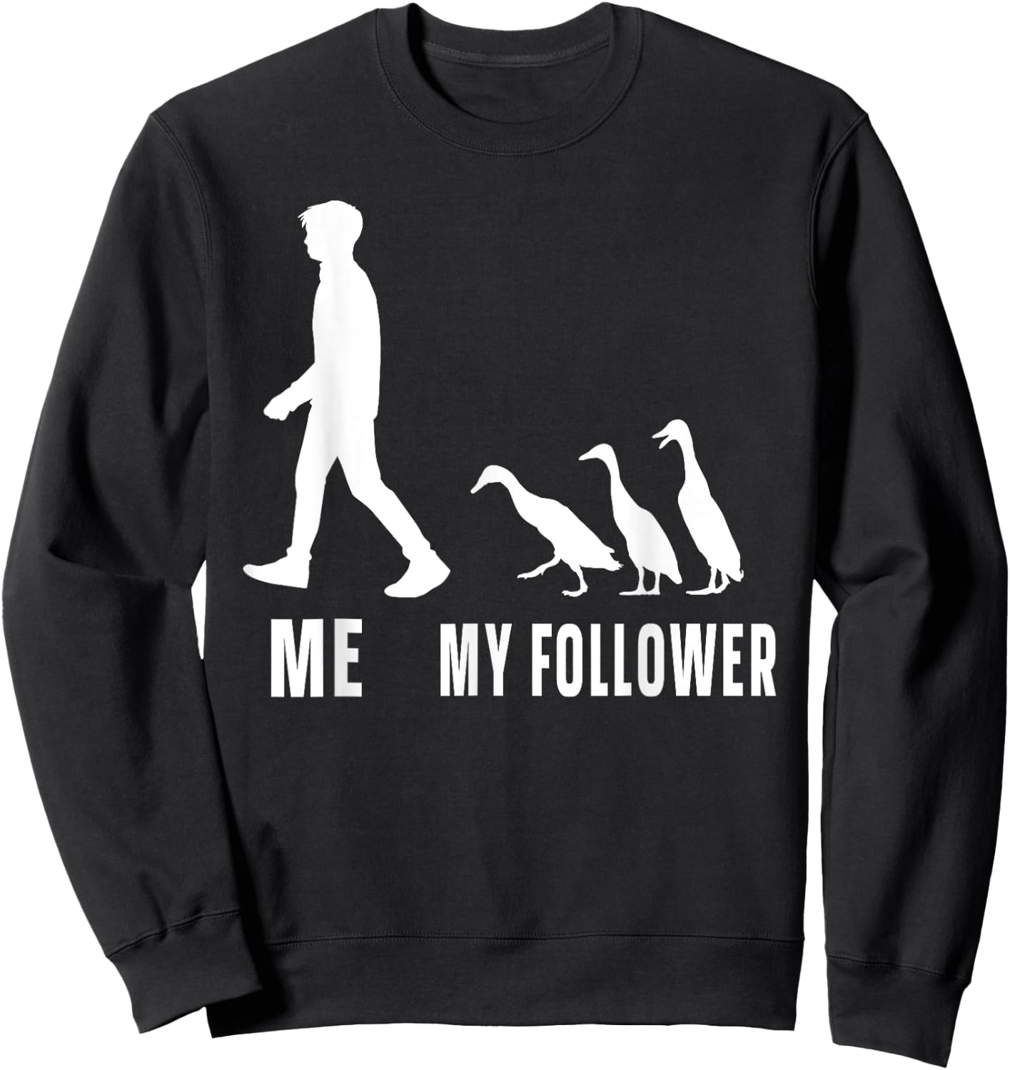 Runner Ducks Indian Duck Funny Breeder Runnerducks Sweatshirt - Sweatshirt | Black