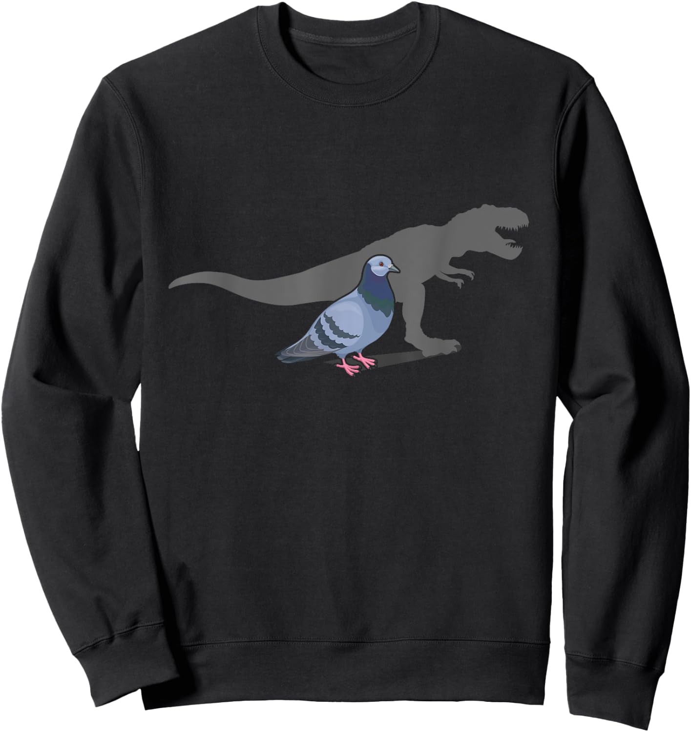 Pigeon T-Rex Shirt Pigeon Racing Shirt Pigeon Shirt Bird Sweatshirt - Sweatshirt | Black