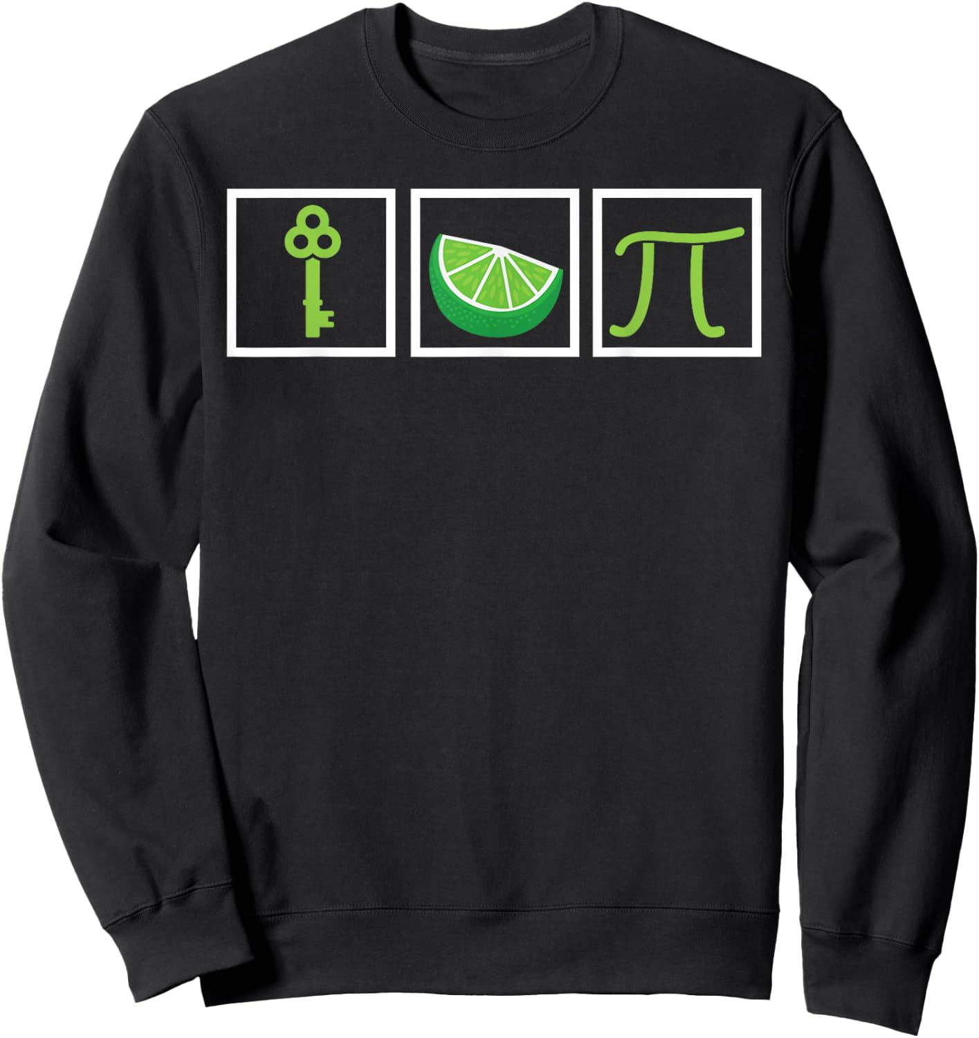Key Lime Pie Florida Dessert Key Lime Pie Baker Sweatshirt - Sweatshirt | Black