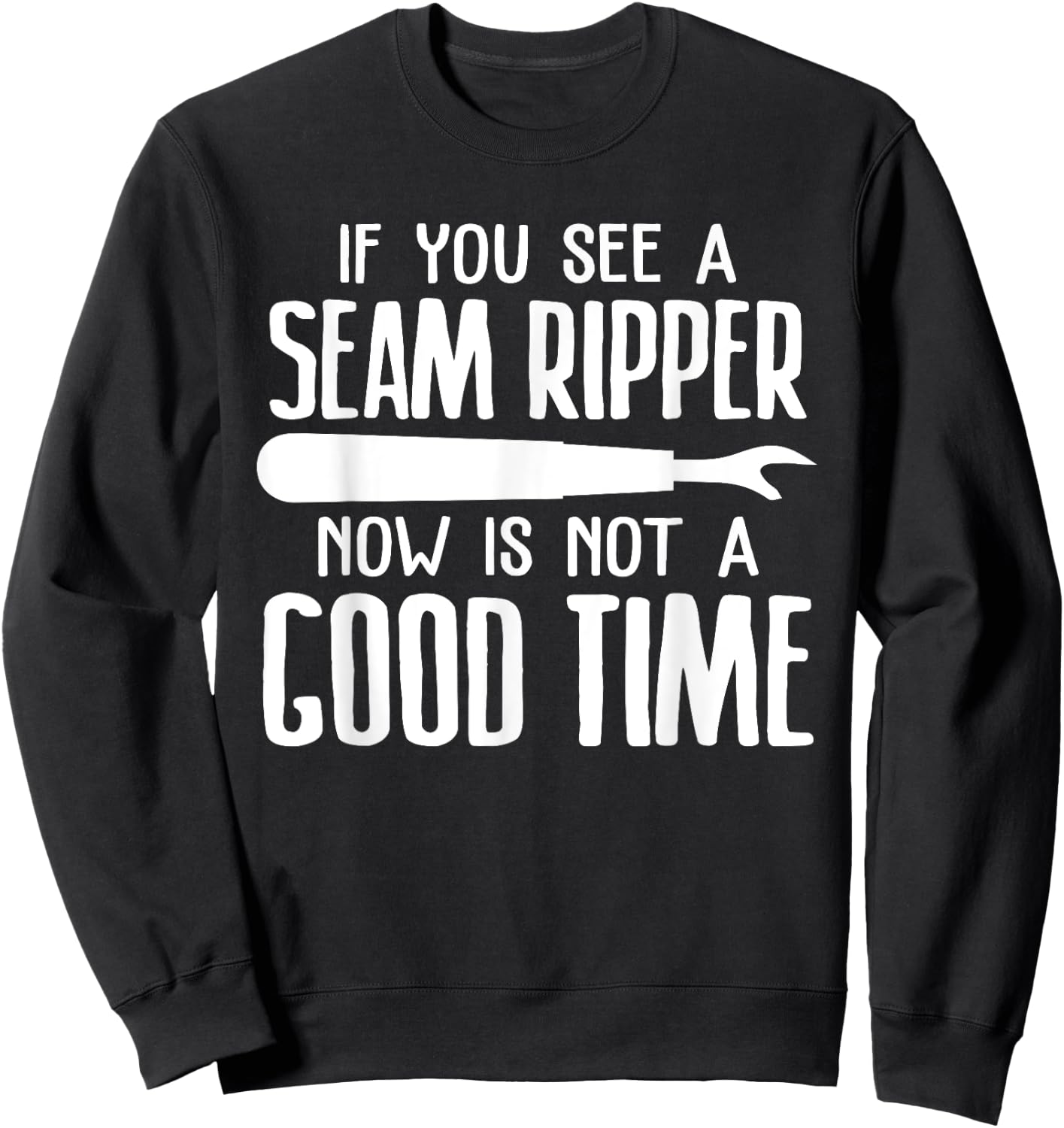 Funny Quilting Gift Quilter Seamstress Cool Sewing Sweatshirt - Sweatshirt | Black