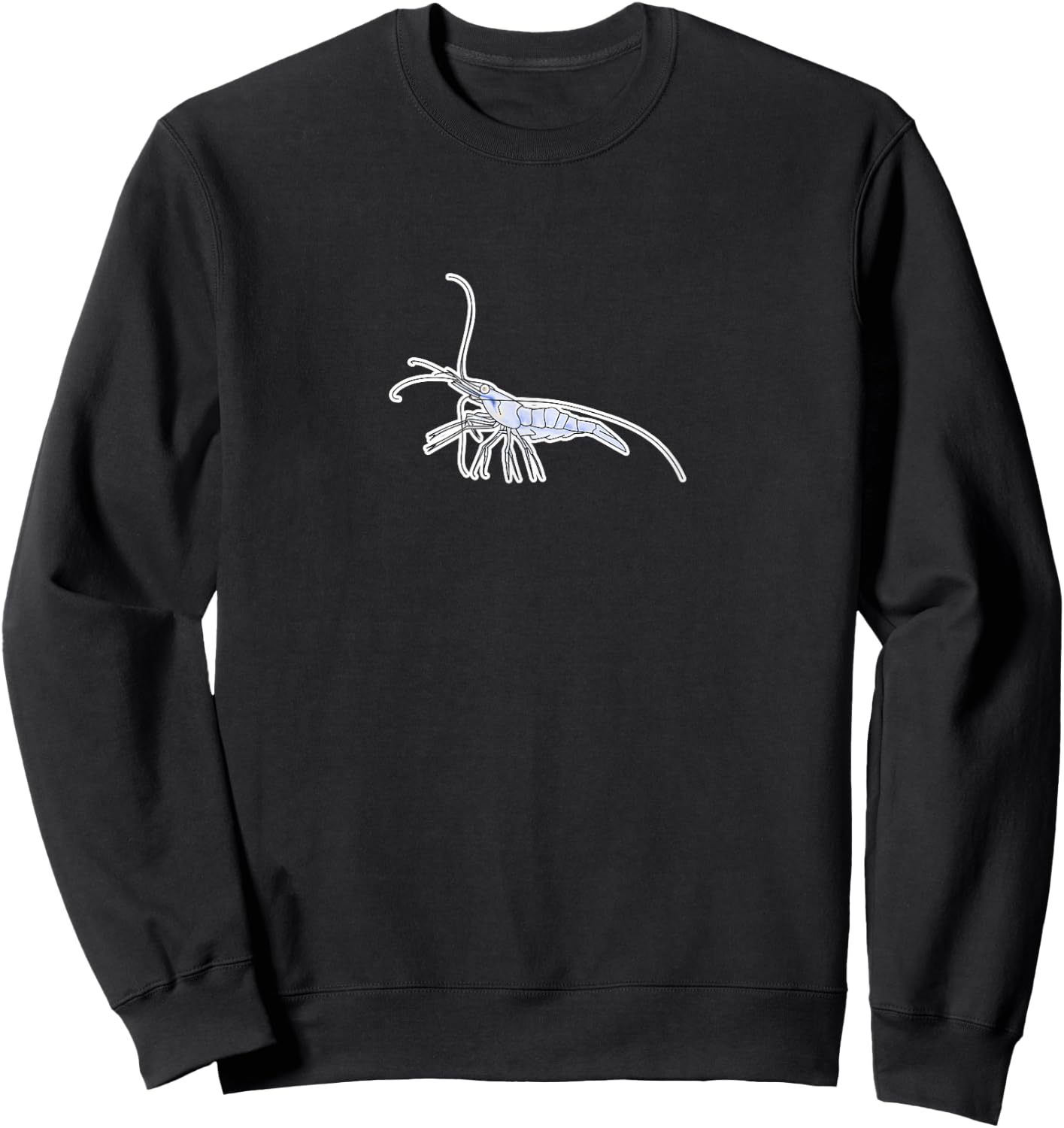 Ghost Shrimp Pet Design for proud Shrimp Fans Sweatshirt - Sweatshirt | Black