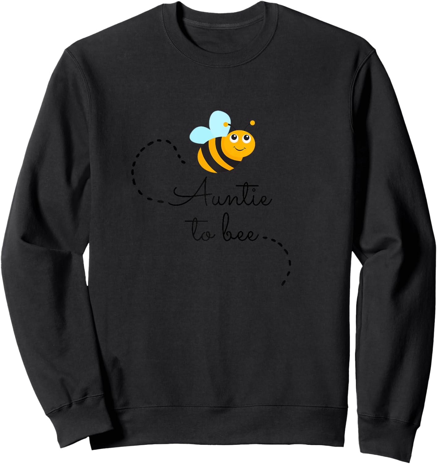 Auntie To Bee I'm Going To Be An Aunty Pregnancy Announce Sweatshirt - Sweatshirt | Black