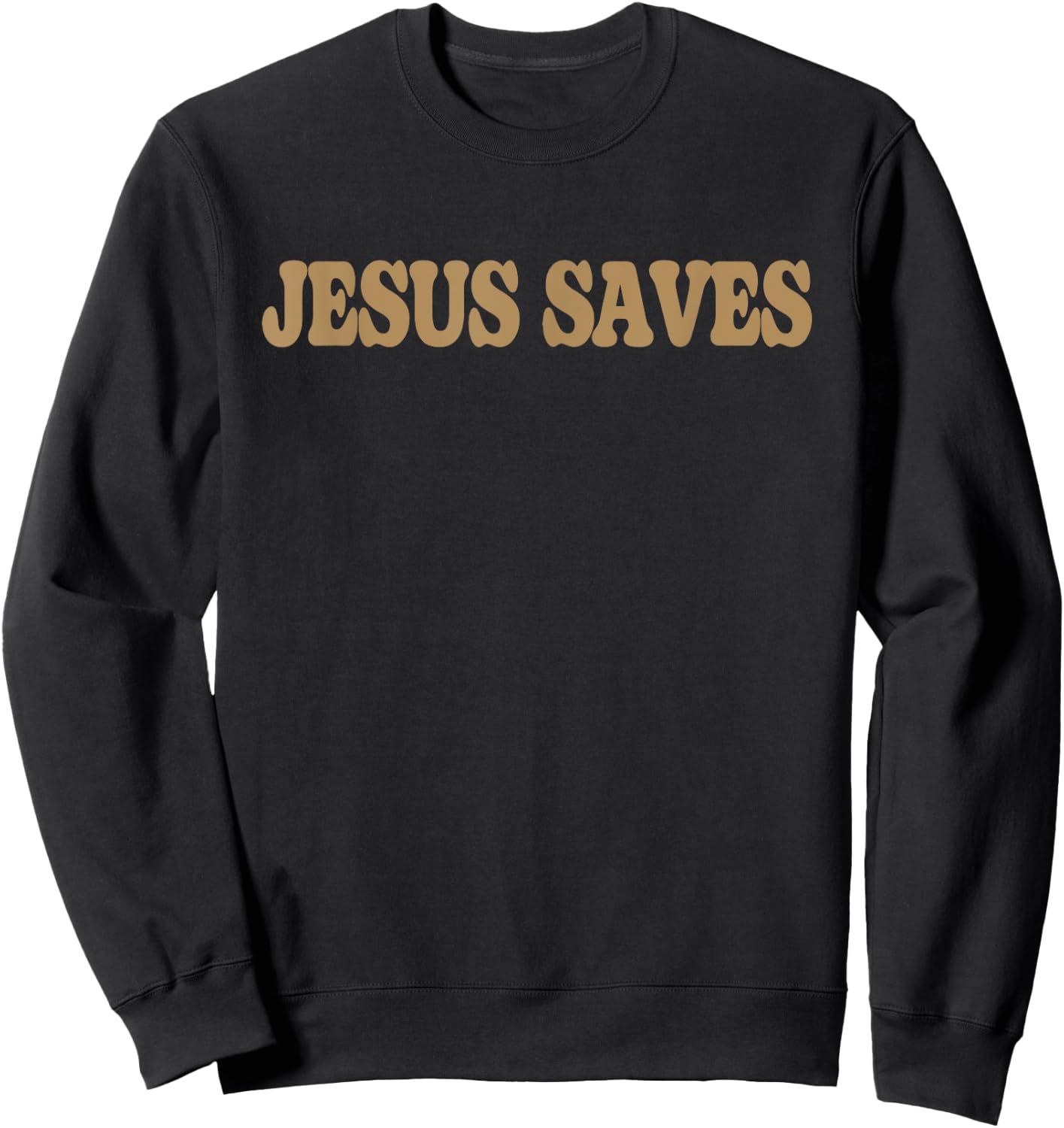 Good News Jesus Saves John 3:16-17, Christian Faith Sweatshirt - Sweatshirt | Black