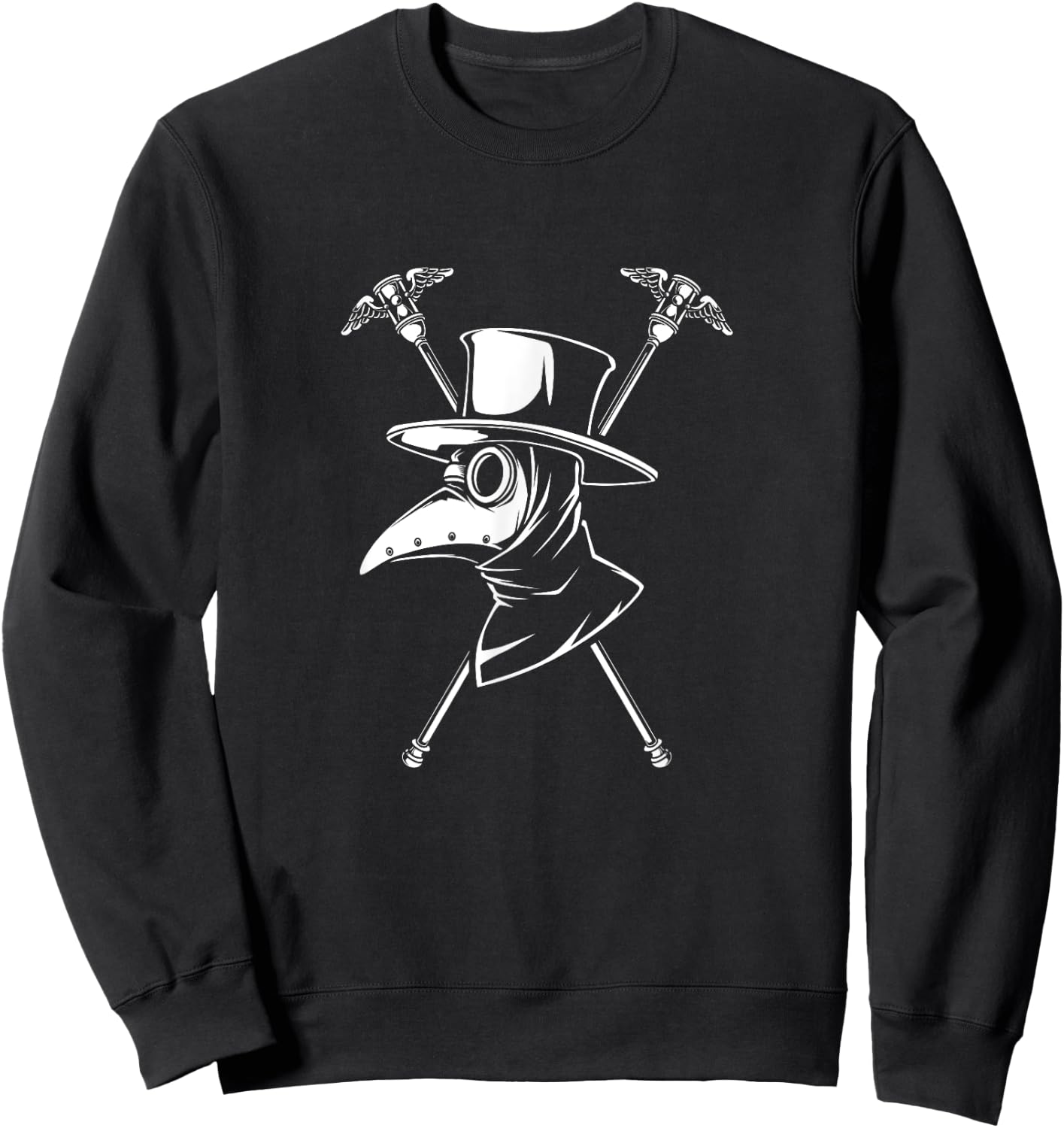 Plague doctor staffs Sweatshirt - Sweatshirt | Black