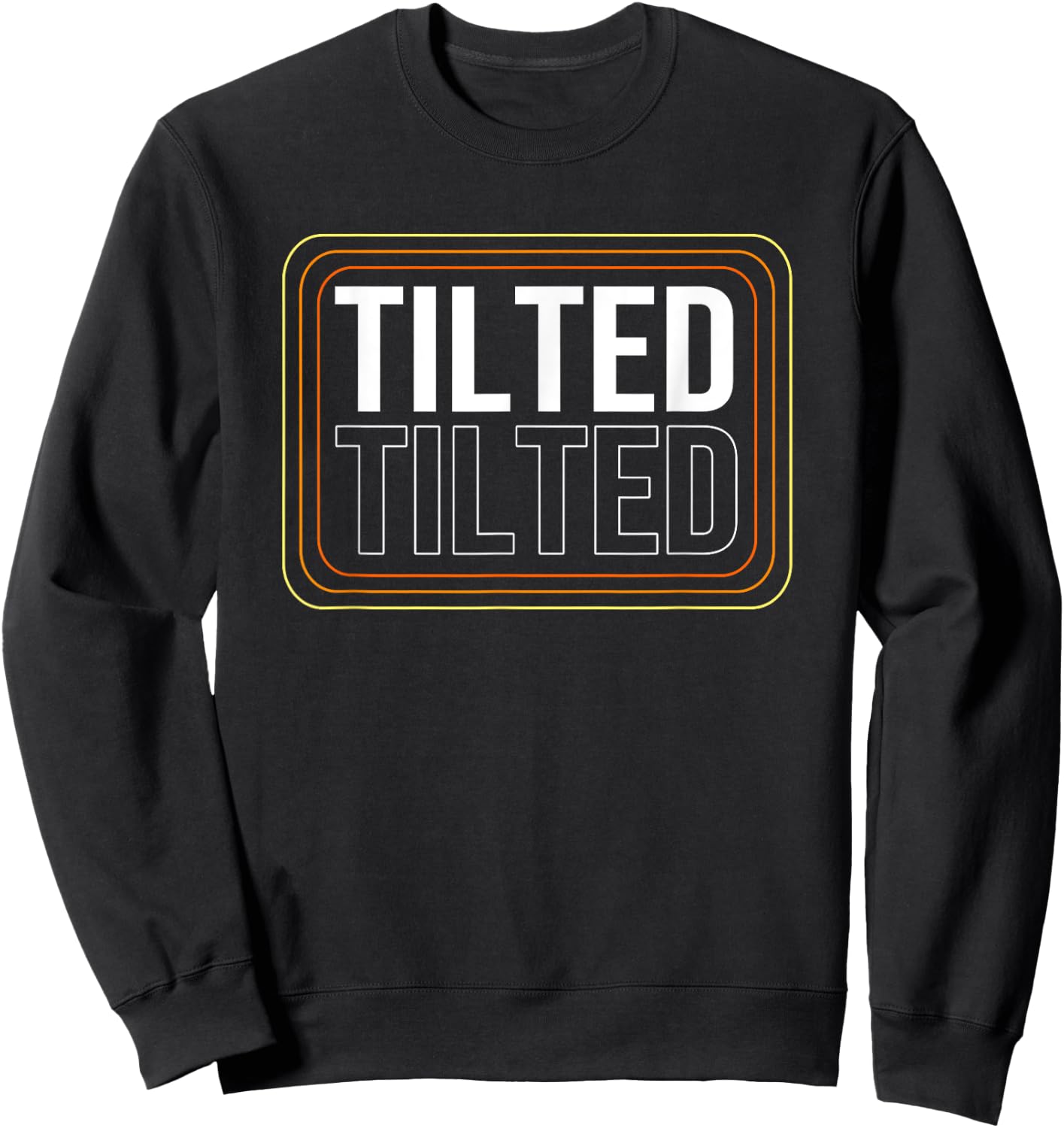 Arcade Game Pinball Tilted Sweatshirt - Sweatshirt | Black