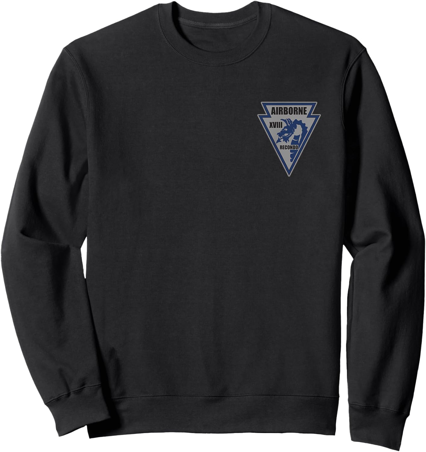 XVIII Airborne Corps Recondo Army Recon Commando Training Sweatshirt - Sweatshirt | Black