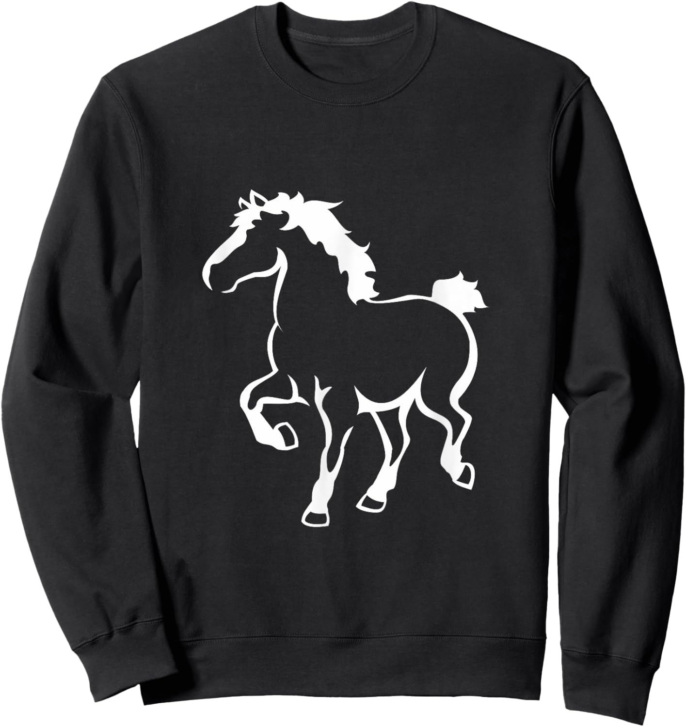 Belgian Draft Horse | Trending Draft Horse Equestrian Sweatshirt - Sweatshirt | Black