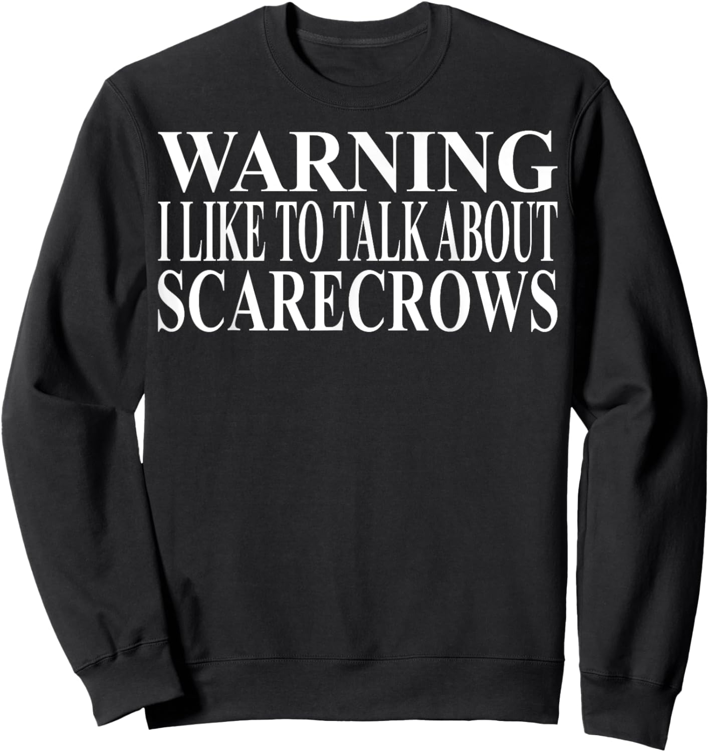Scarecrow Apparel | Funny Unique Scarecrows Lover Design Sweatshirt - Sweatshirt | Black