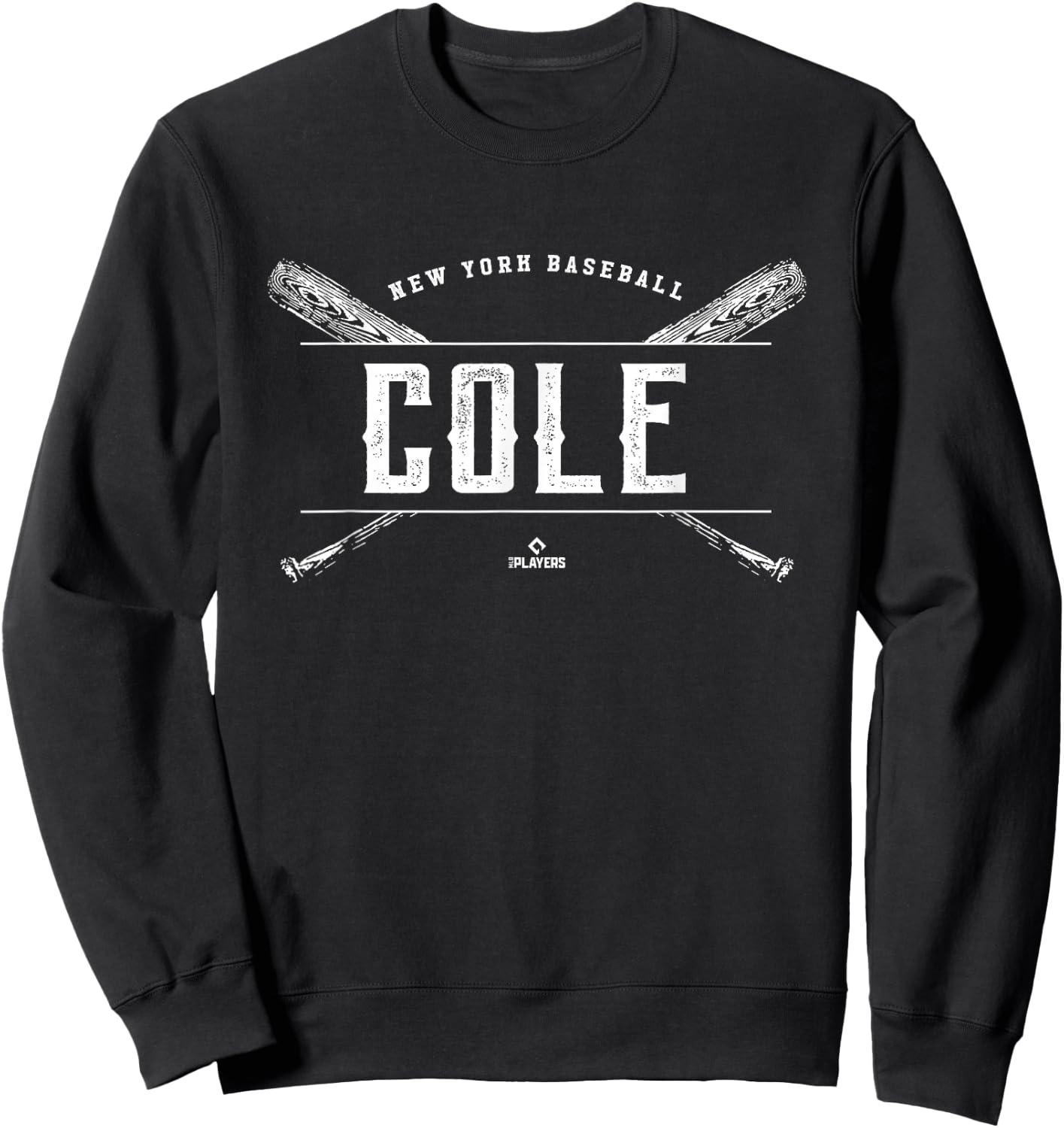 Vintage Baseball Bat Gameday Gerrit Cole New York MLBPA Sweatshirt - Sweatshirt | Black