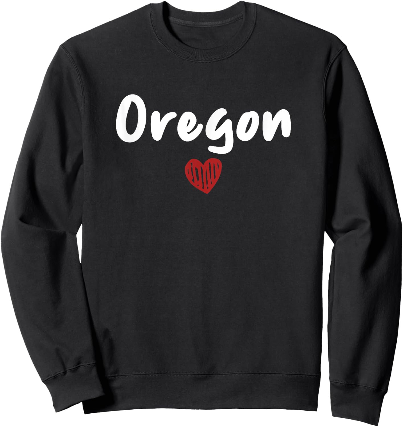Oregon - I Love Oregon - Classic Sweatshirt - Sweatshirt | Black