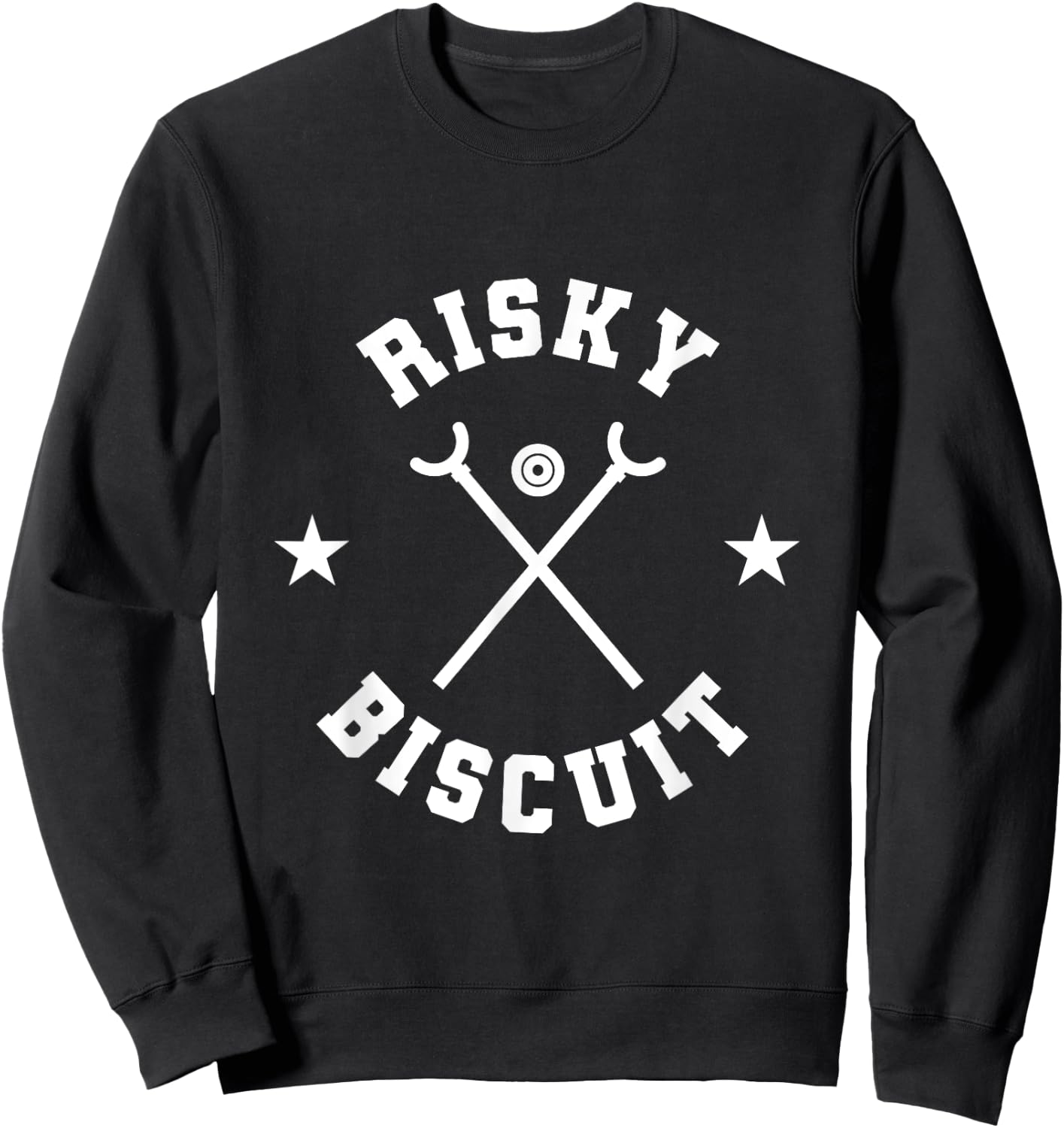 Risky Biscuit Shuffleboard Team Sweatshirt - Sweatshirt | Black