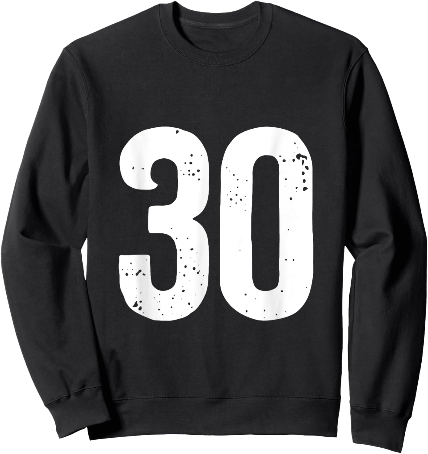 Number 30 Sweatshirt - Sweatshirt | Black