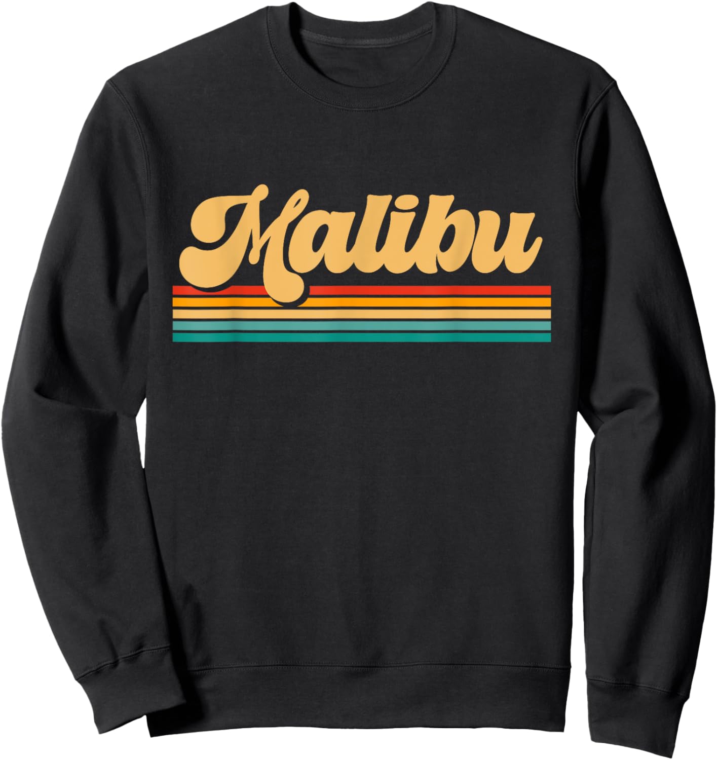 Malibu California Sweatshirt - Sweatshirt | Black