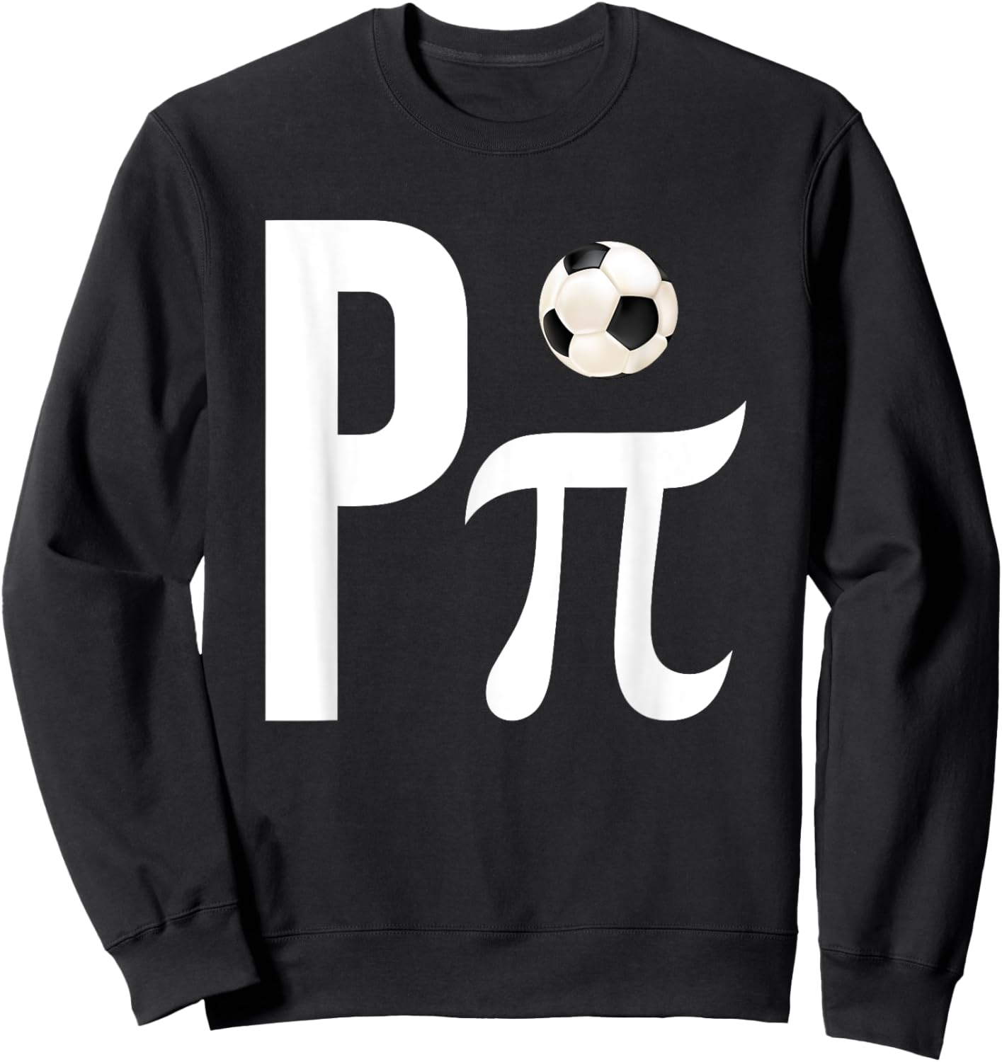 Cool Soccer fan Math Nerd happy Pi Day kids Sweatshirt - Sweatshirt | Black