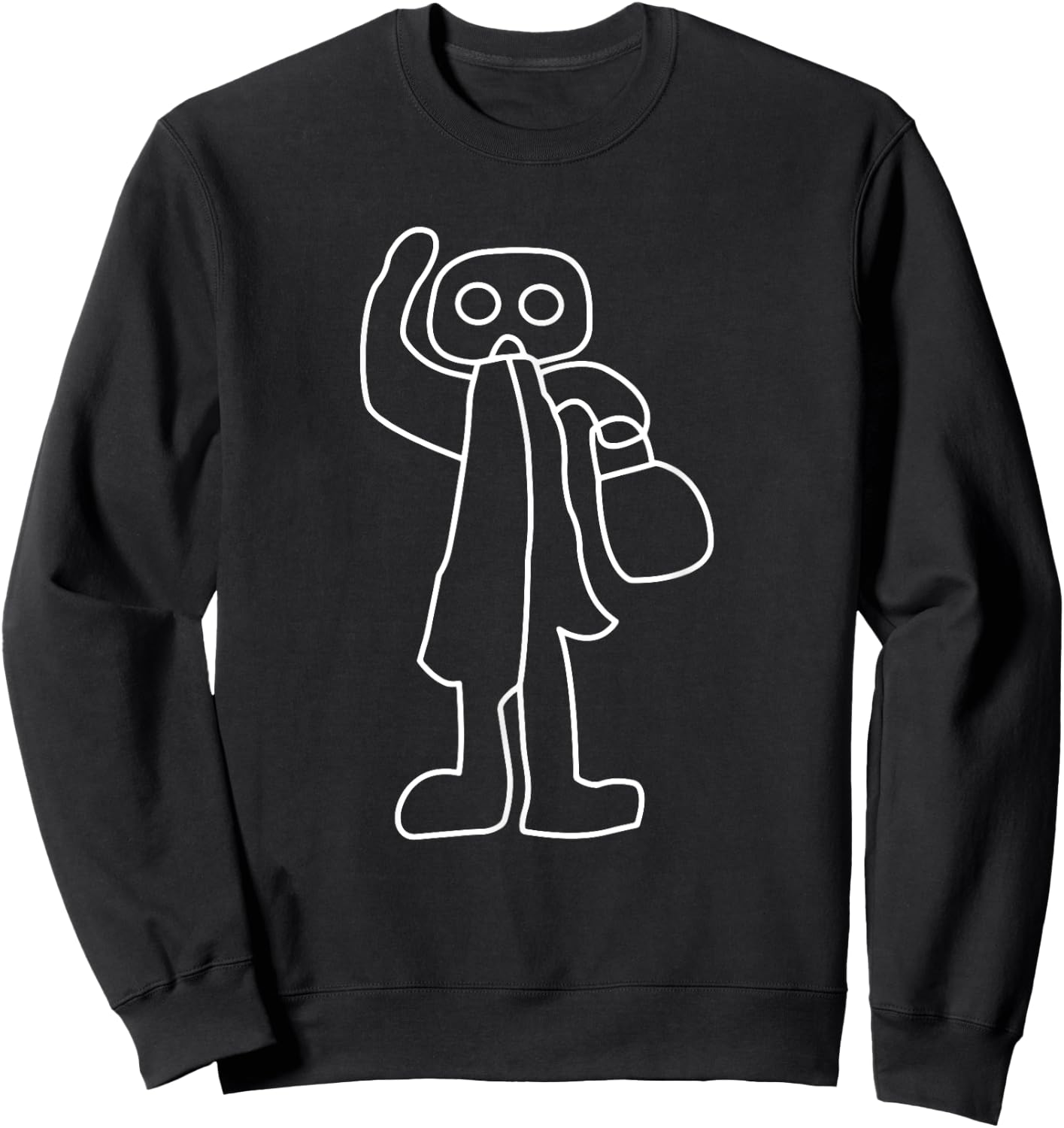 Nazca Lines - Retro Peruvian Geoglyphs - Humanoid Sweatshirt - Sweatshirt | Black