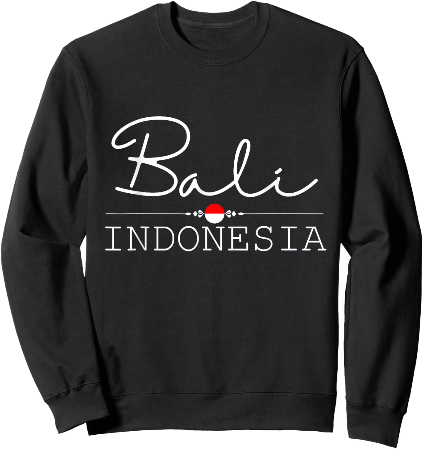 Bali Souvenir Bali Indonesia Souvenir / Bali Sweatshirt - Sweatshirt | Black