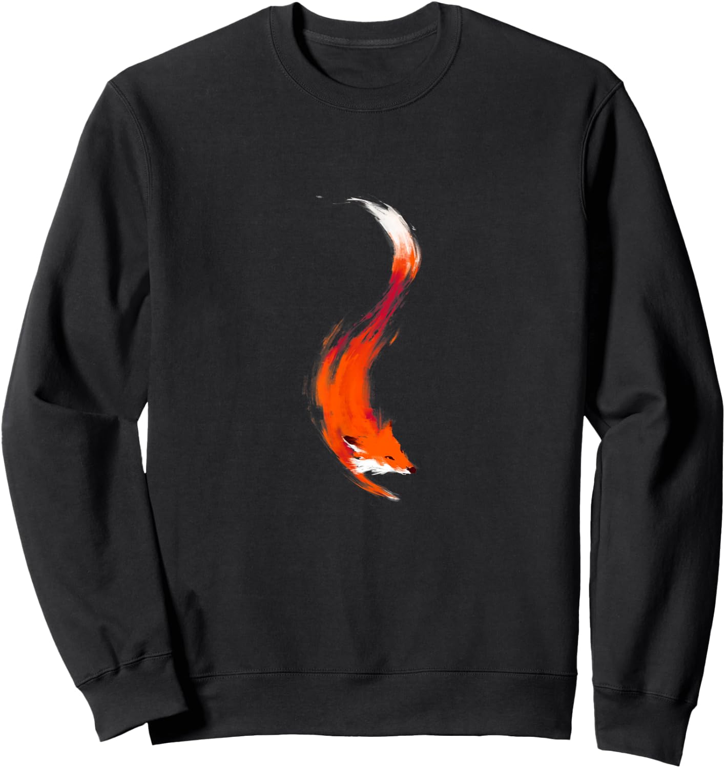 The Quick Orange-Red Fox Sweatshirt - Sweatshirt | Black