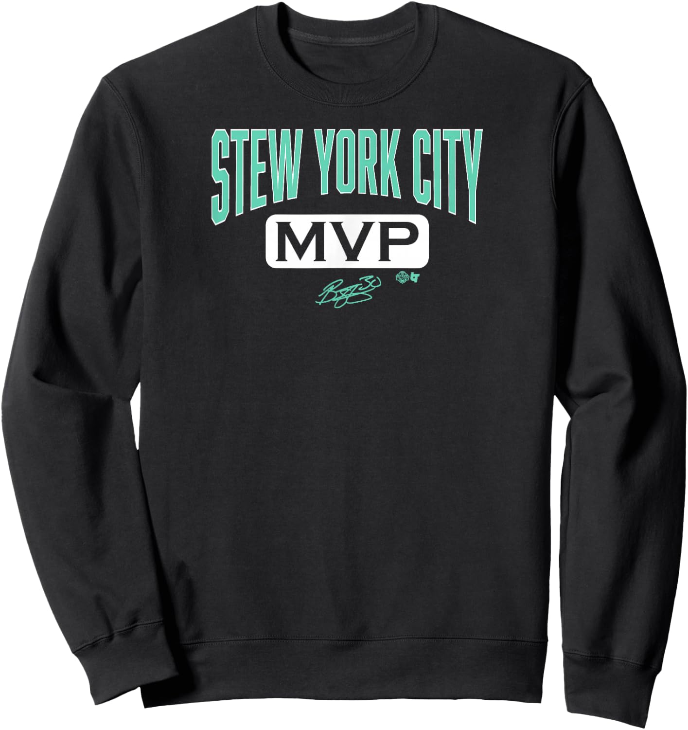 Breanna Stewart: Stew York City MVP - New York Basketball Sweatshirt - Sweatshirt | Black