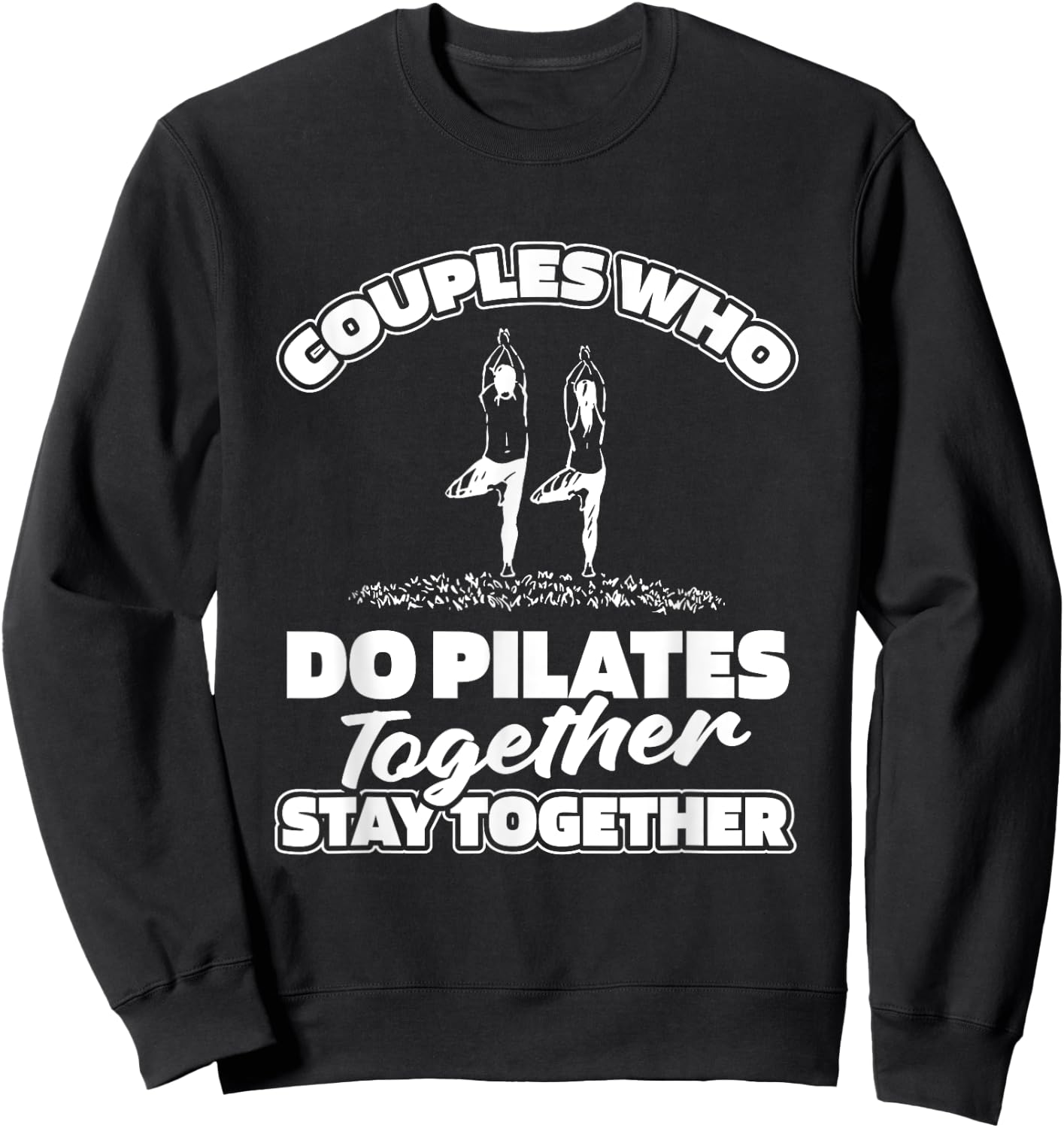Pilates Couple Fitness - Training Pilates Sweatshirt - Sweatshirt | Black