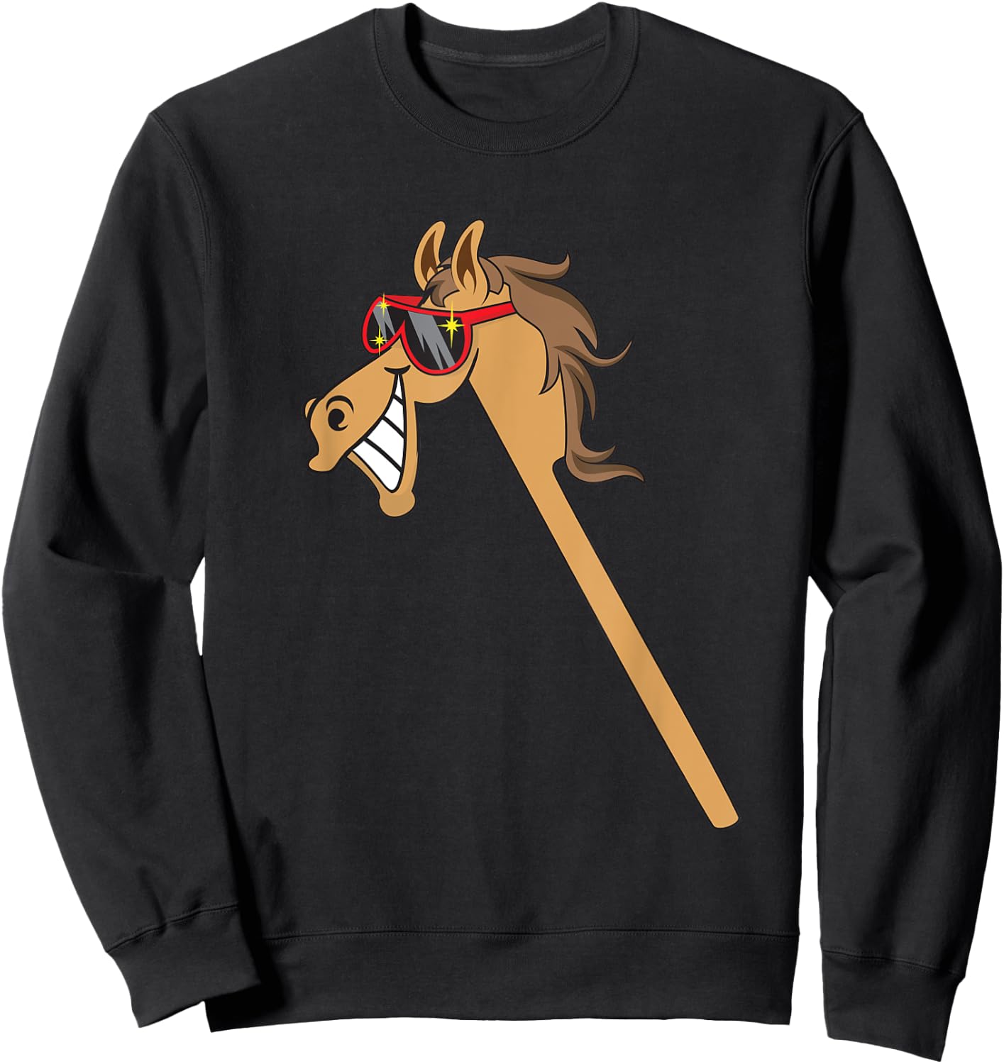 Hobby Horse Horsing Sport for Girls Sweatshirt - Sweatshirt | Black