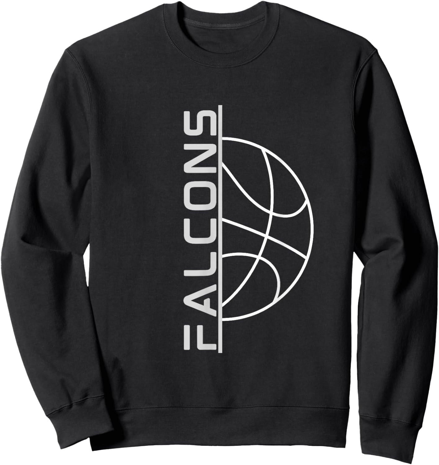Falcons Basketball Sweatshirt - Sweatshirt | Black