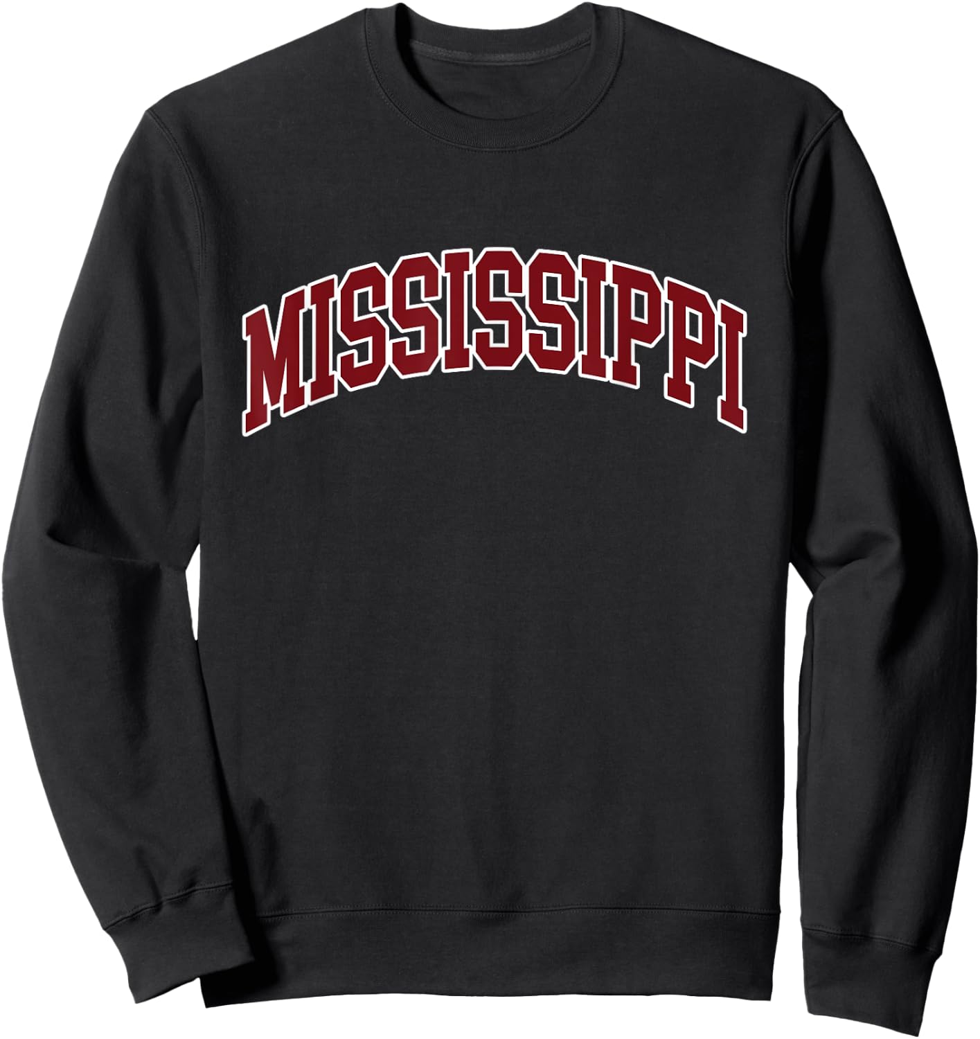 Mississippi - Throwback Design - Classic Sweatshirt - Sweatshirt | Black