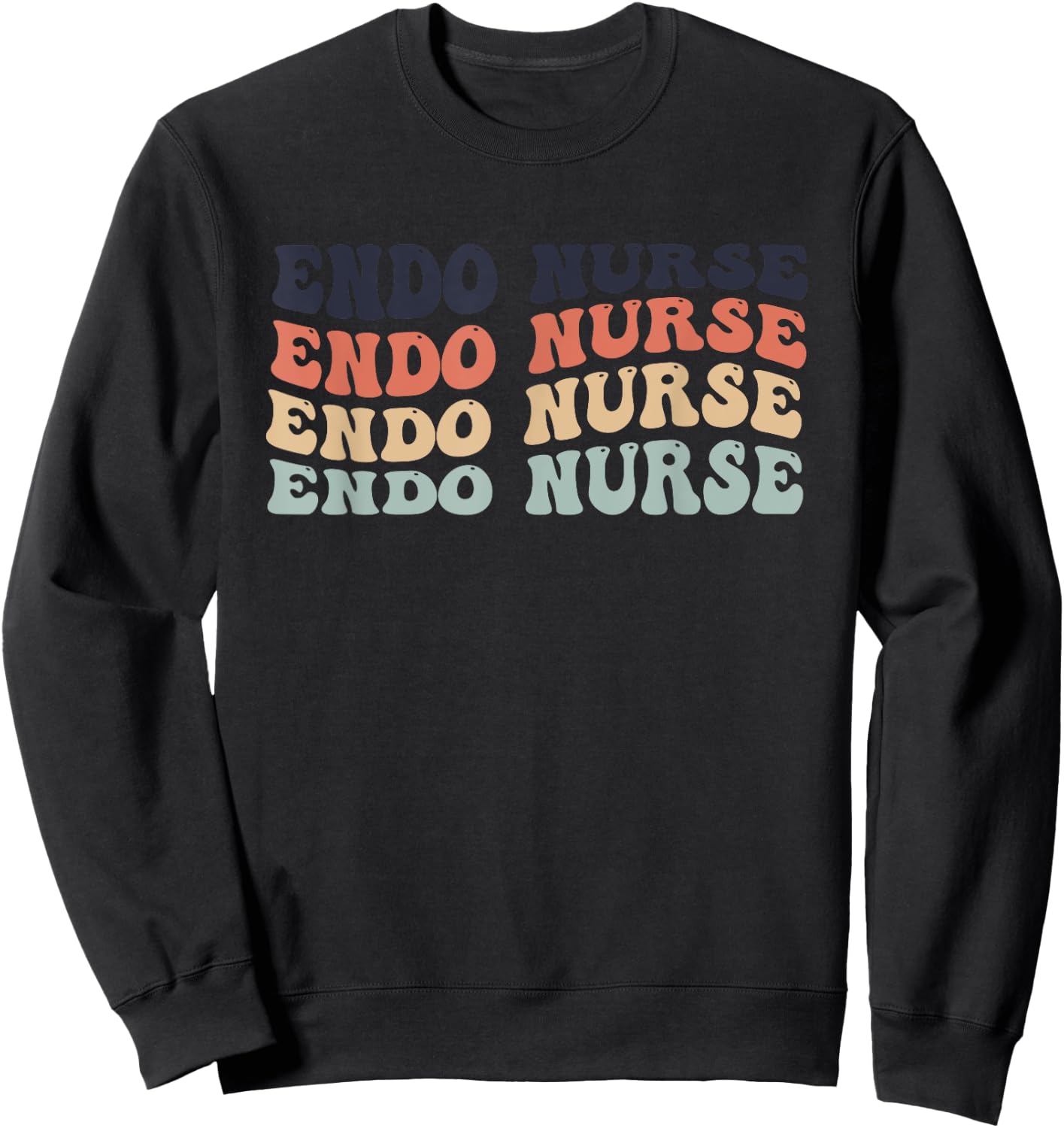 Nurse Endoscopy Endo Nurse Squad Colon Anatomy Nursing Sweatshirt - Sweatshirt | Black