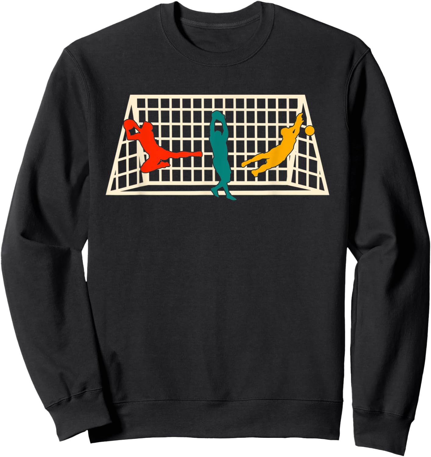 Goalie Goalkeeper Soccer Player Sport Team Keeper Goaltender Sweatshirt - Sweatshirt | Black
