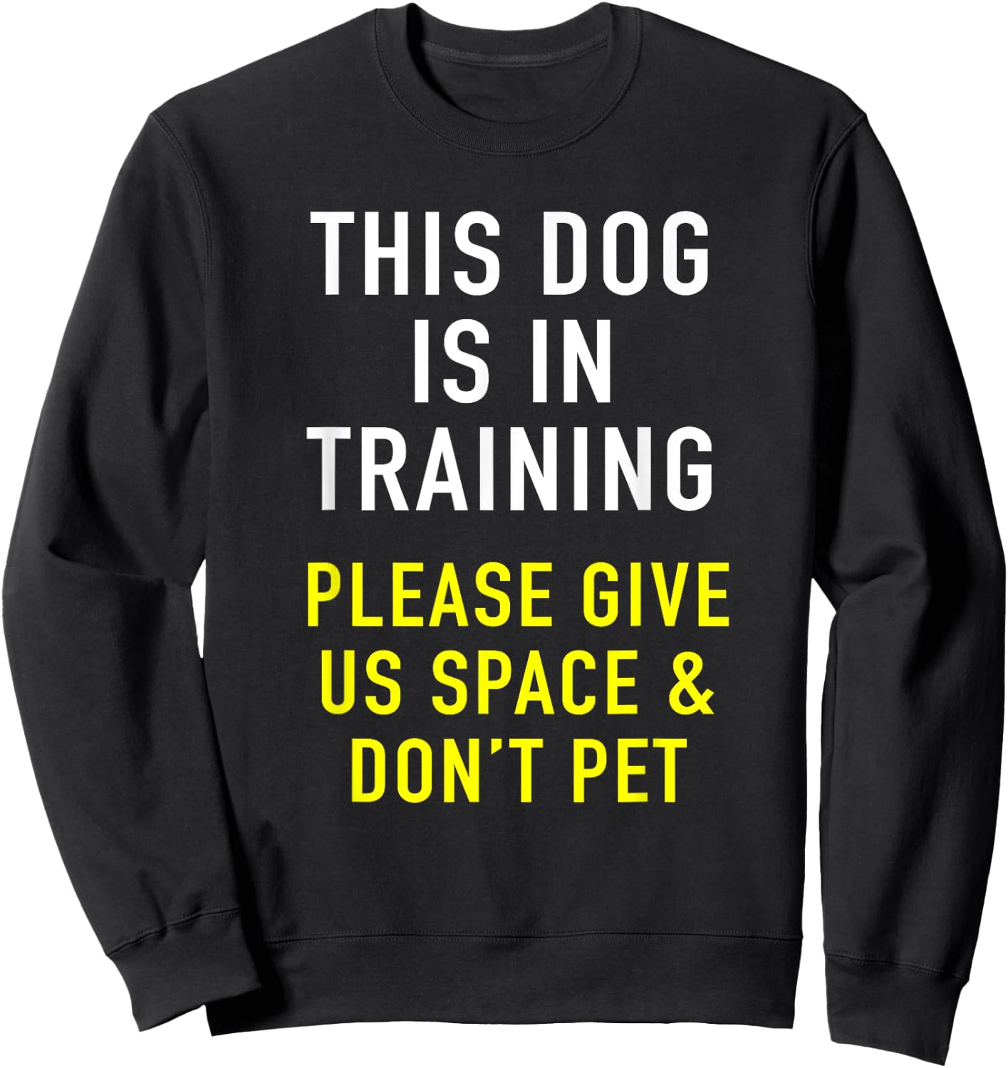 Dog Trainer & Reactive Dog In Training Design For Dog Owners Sweatshirt - Sweatshirt | Black
