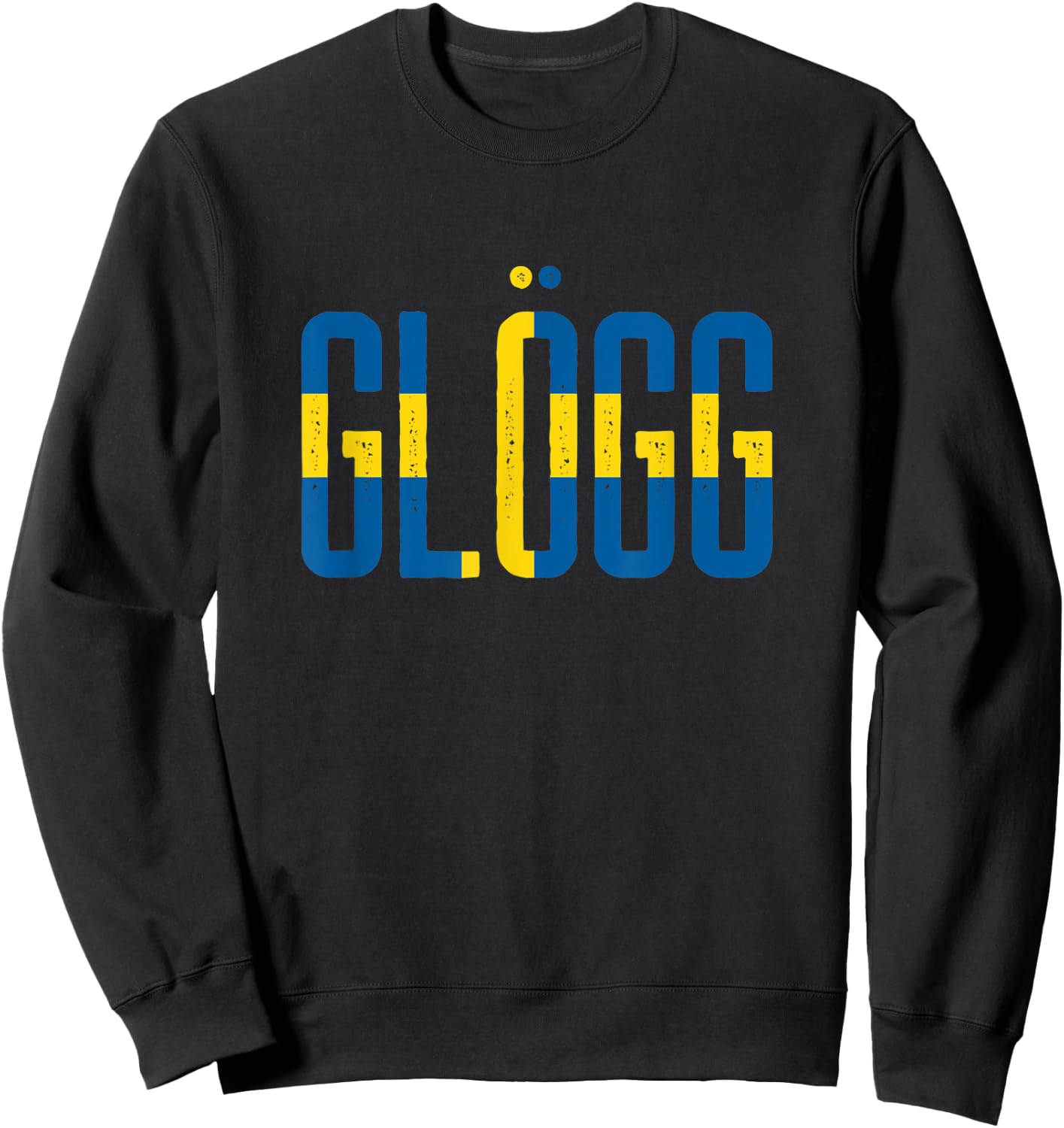 GLÖGG Sweden Flag Swedish Glogg Advent Season Mulled Wine Sweatshirt - Sweatshirt | Black