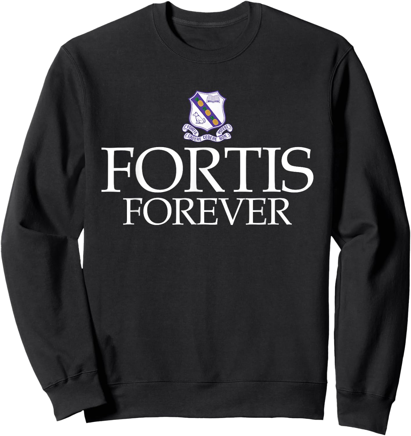 Fortis Forever Kingston College Fan Gift Sweatshirt - Sweatshirt | Black