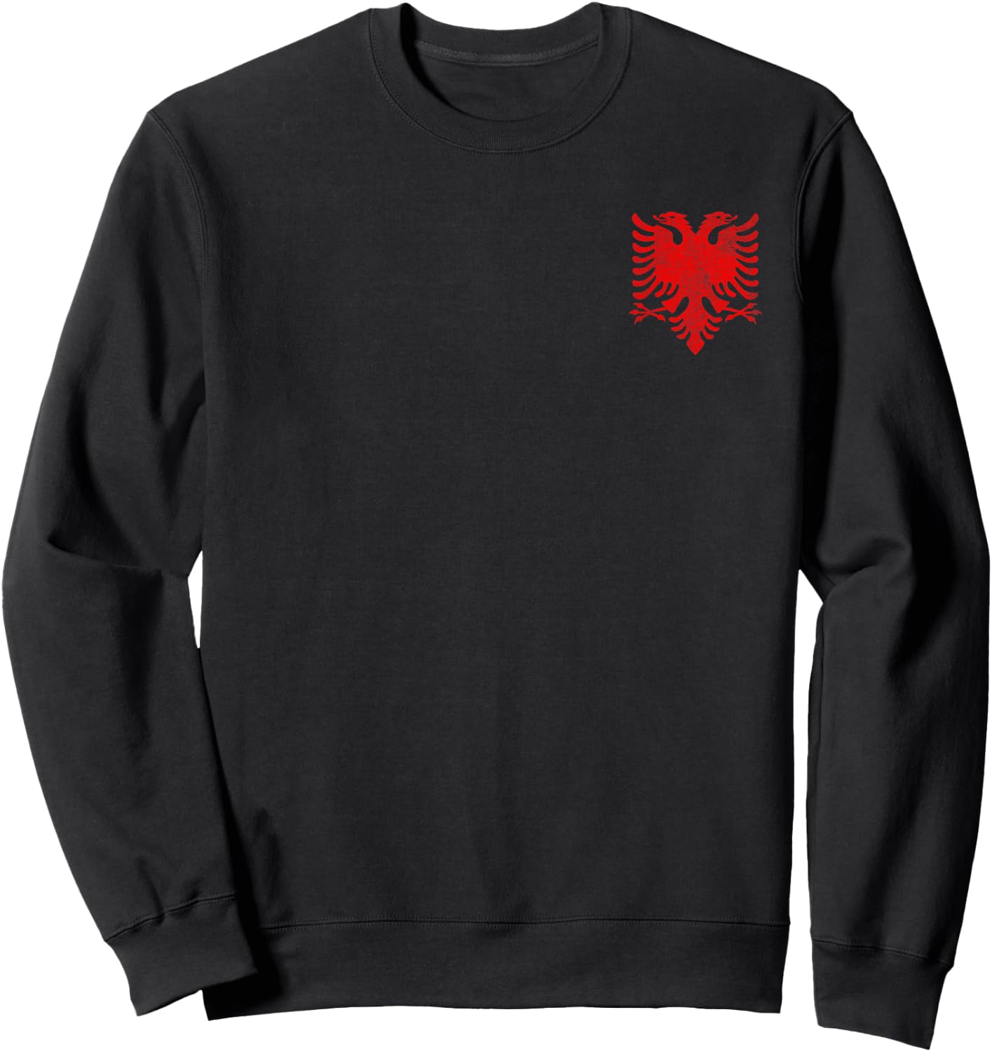 Albania National Flag Albanian Eagle Tirana Sweatshirt - Sweatshirt | Black