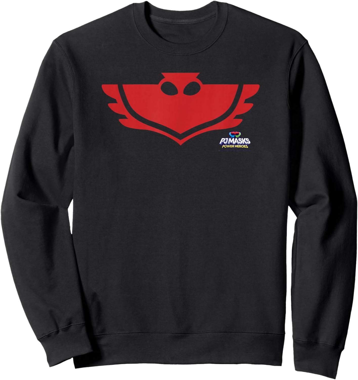 PJ Masks Owlette Eagle Owl Icon Power Logo V2 Sweatshirt - Sweatshirt | Black
