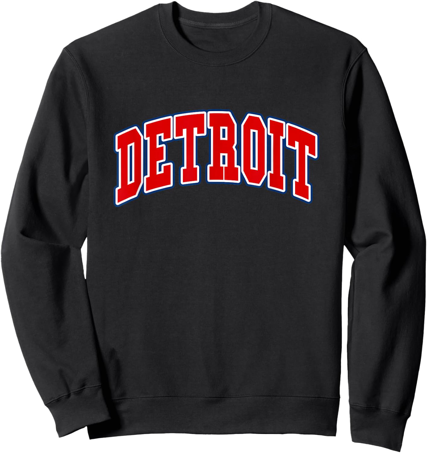 Detroit Hometown Pride - Throwback Design - Classic Sweatshirt - Sweatshirt | Black
