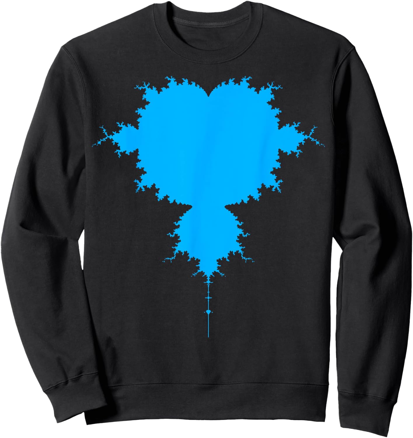 Nerdy Mandelbrot Fractal Chaos Physics Math Teacher Gift Sweatshirt - Sweatshirt | Black