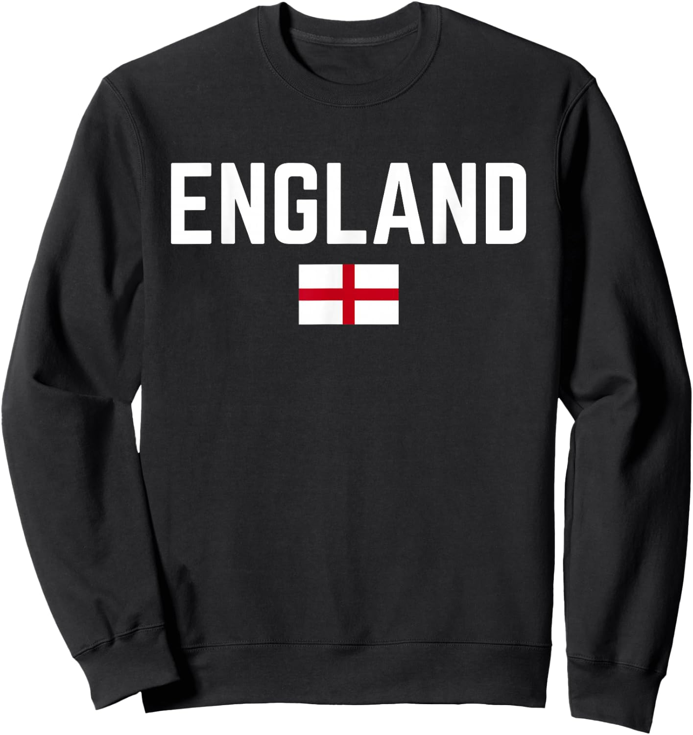 England Flag | Men Women Kids | England Sweatshirt - Sweatshirt | Black