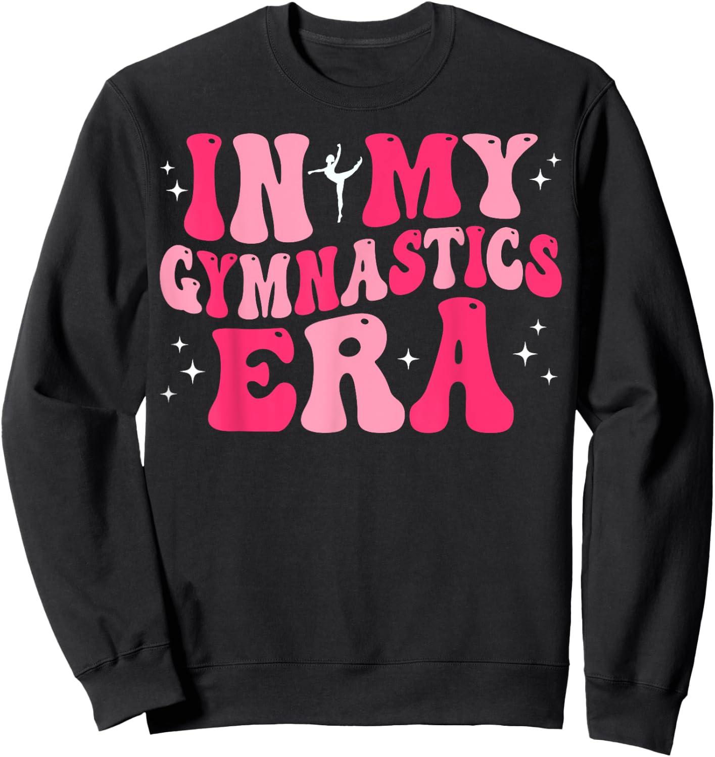 In My Gymnastics Era Funny Gymnast Gymnastic Sweatshirt - Sweatshirt | Black