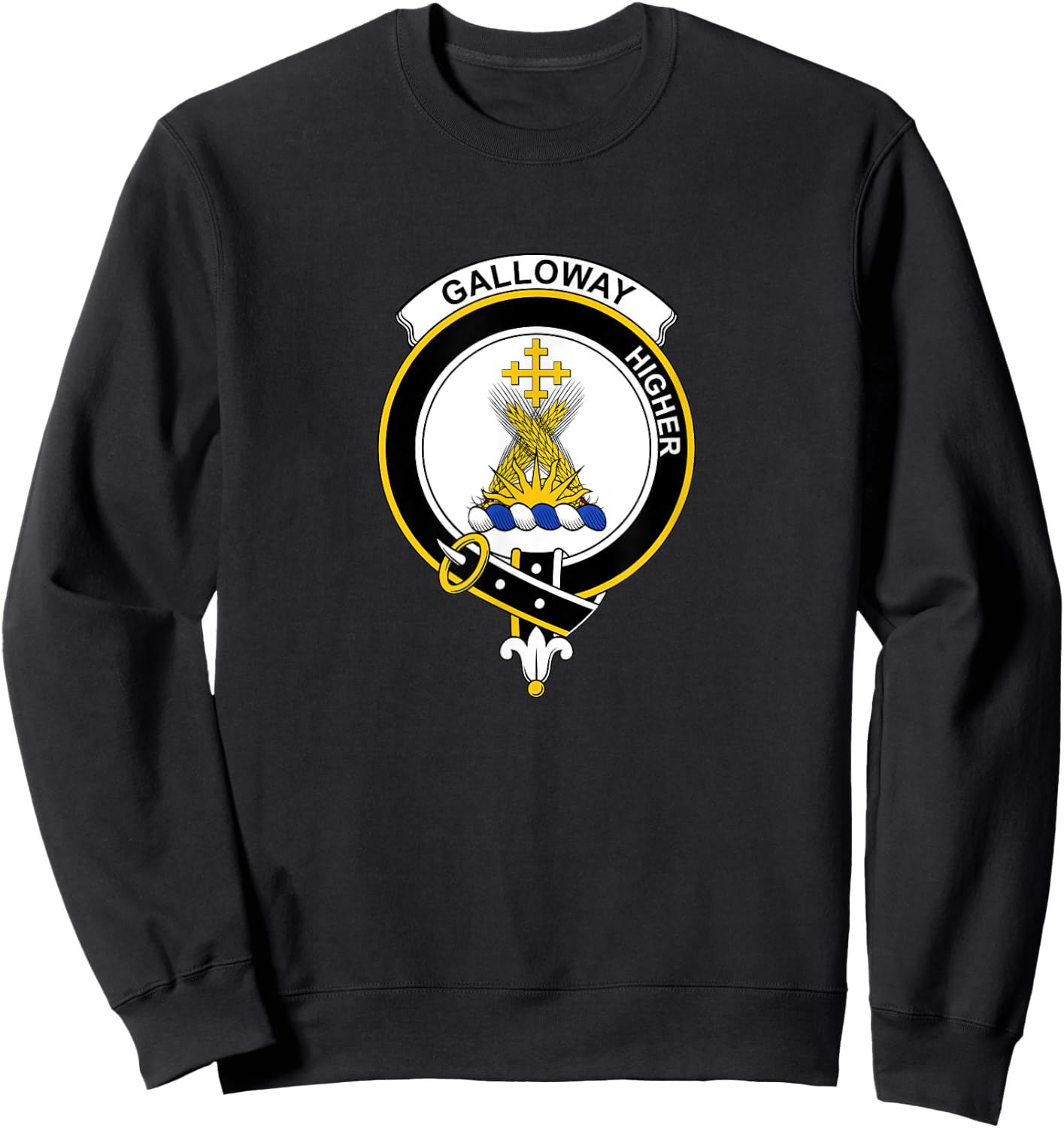 Galloway Coat of Arms - Family Crest Sweatshirt - Sweatshirt | Black