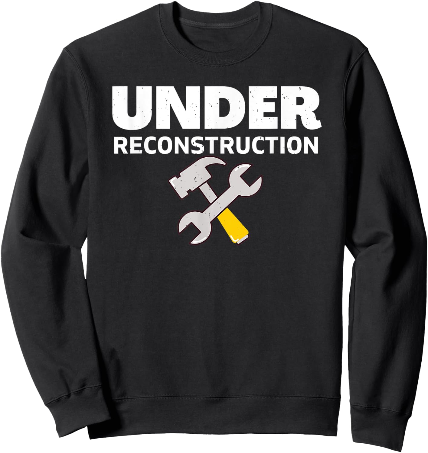 Under Reconstruction Sweatshirt - Sweatshirt | Black